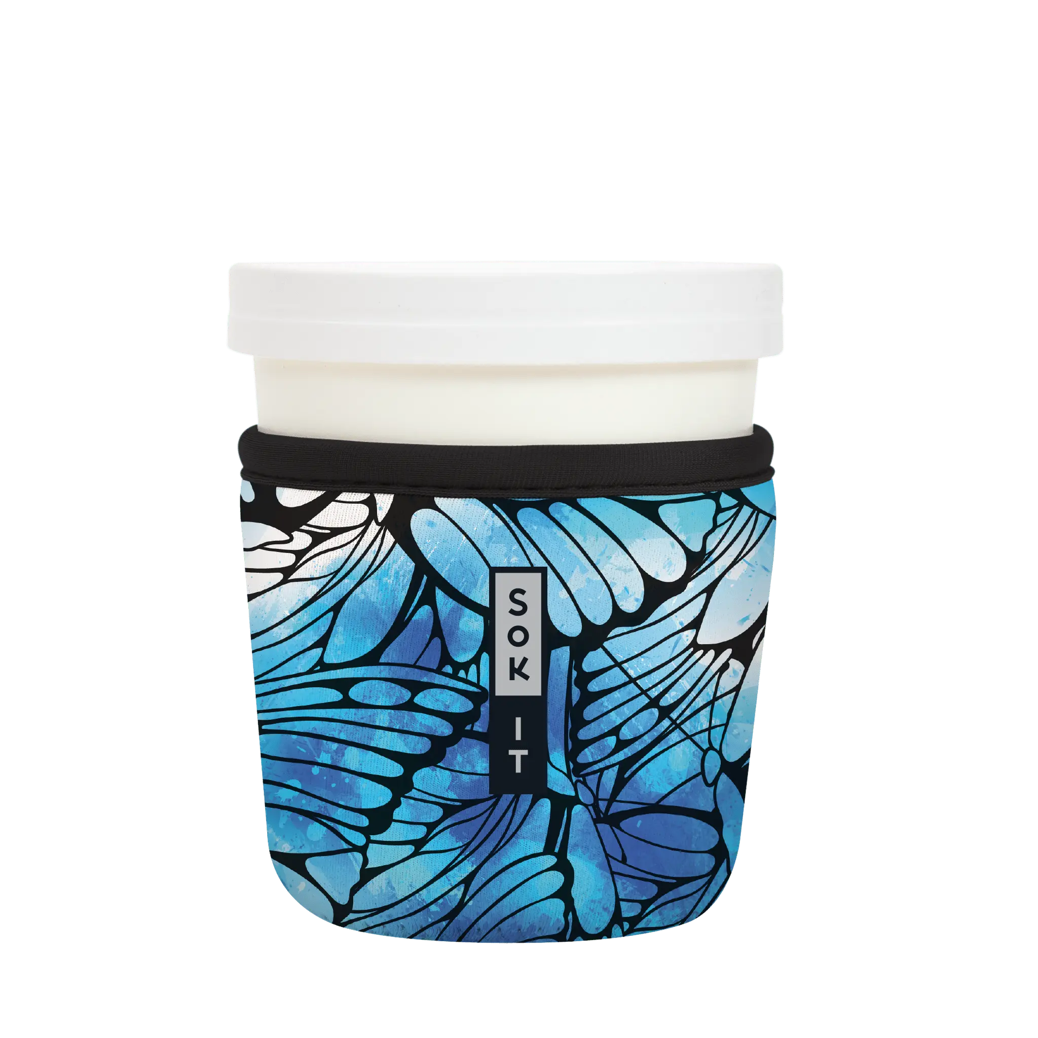 Sok-It IceCreamSok - Butterfly Oasis 16oz-Ice-Cream-Pint 14.99 IceCreamSok-Animal Prints