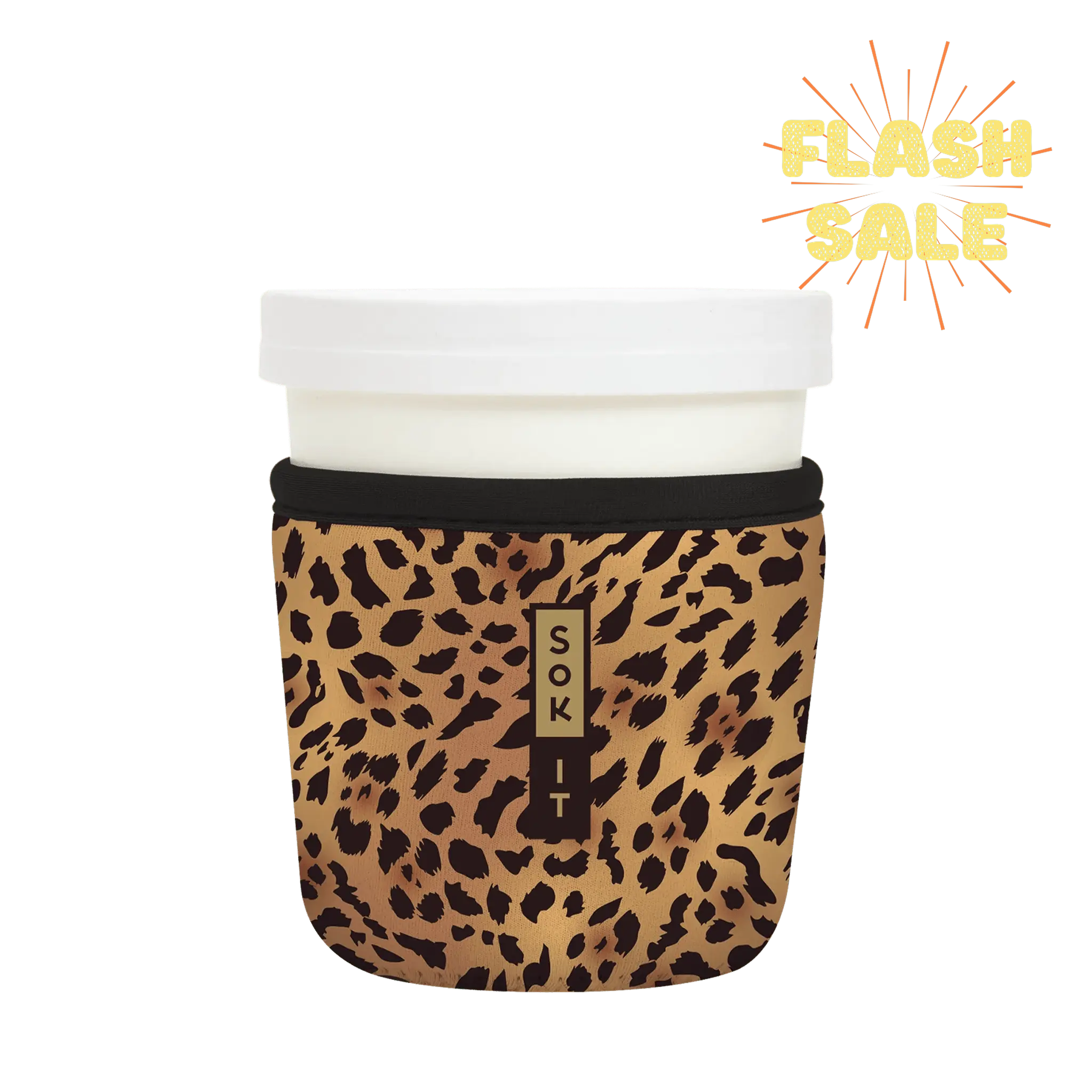 Sok-It IceCreamSok for Standard Pint - Classic Leopard Default-Title 14.99 IceCreamSok-Animal Prints