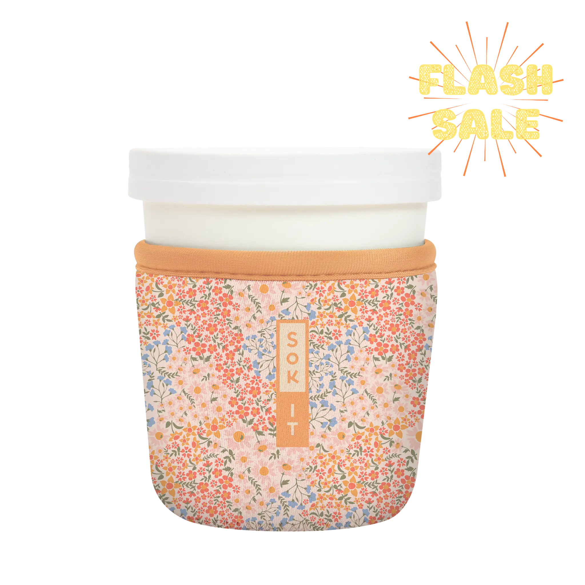 Sok-It IceCreamSok - Dainty Florals   IceCreamSok-Spring Holiday