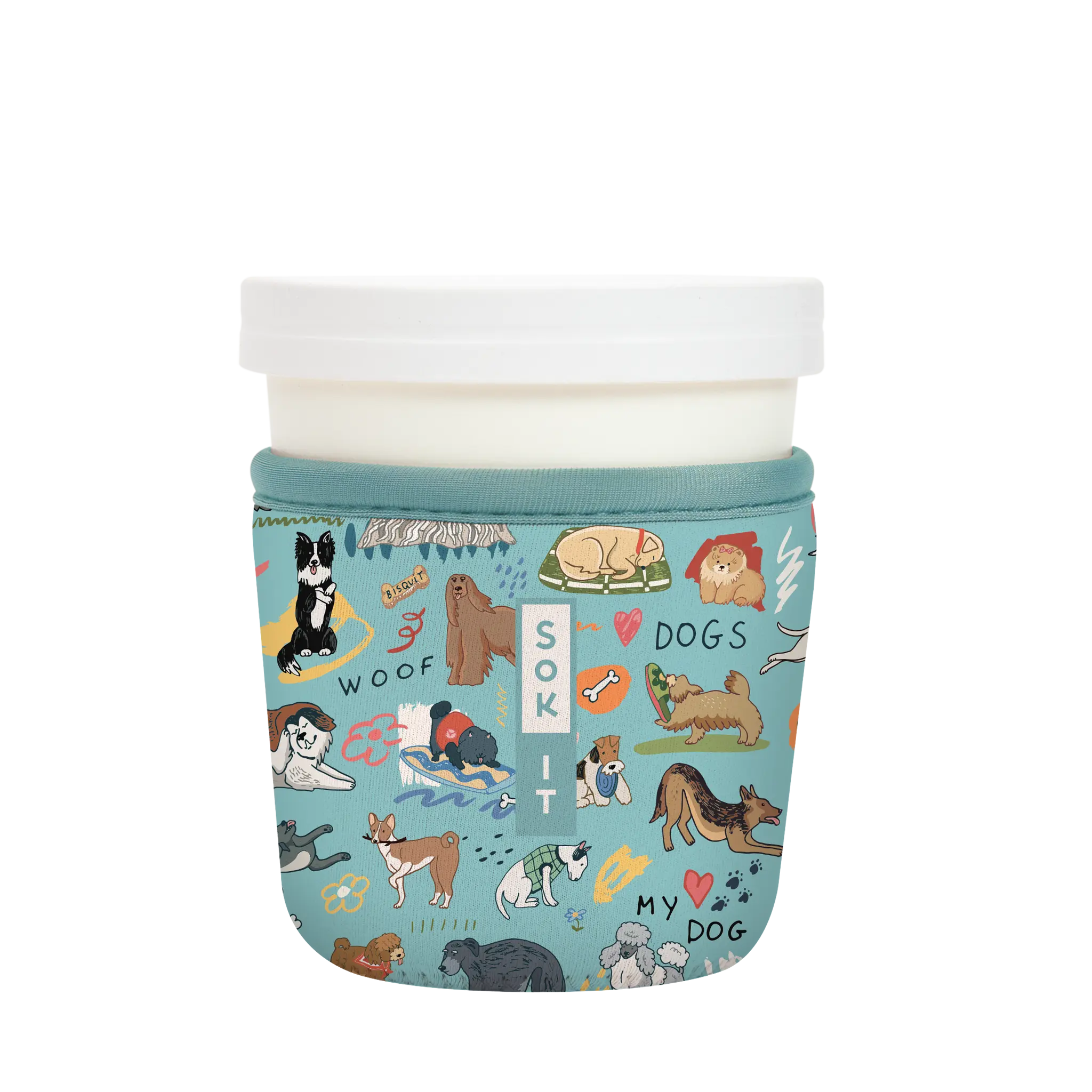 Sok-It IceCreamSok - Dog Days Forever   IceCreamSok-Evergreen