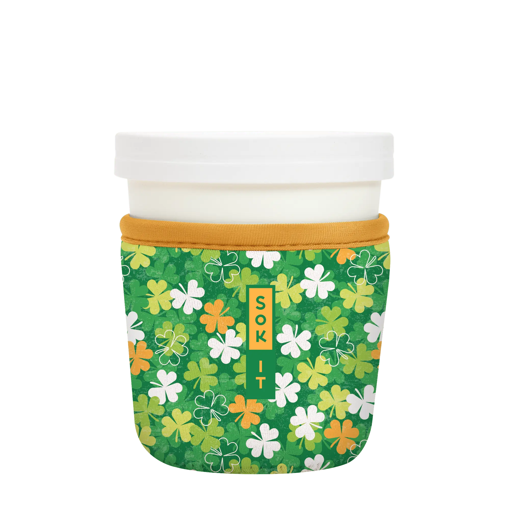 Sok-It IceCreamSok - Luck of the Shamrock 16oz-Ice-Cream-Pint 8.98 IceCreamSok-Spring Holiday