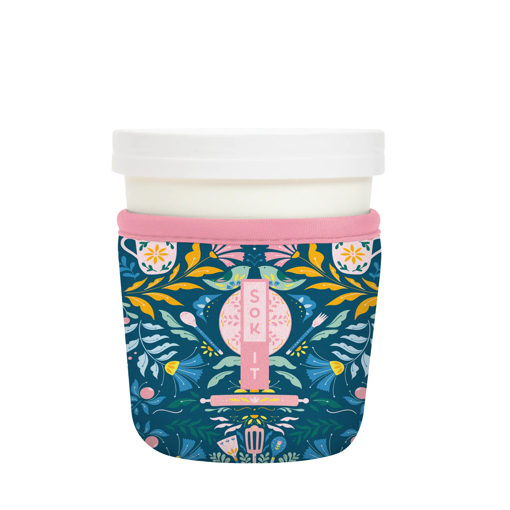 Sok-It IceCreamSok - Wild-Flour   IceCreamSok-FW Floral