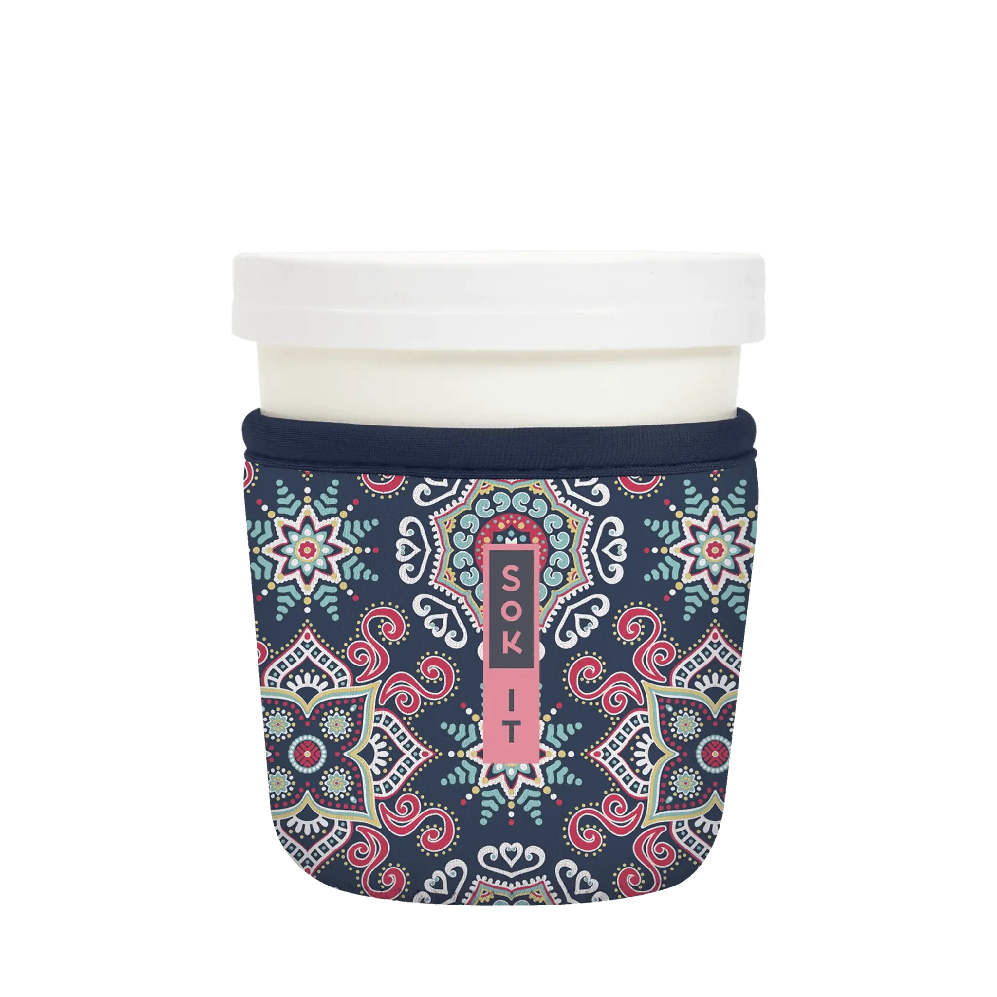 Sok-It IceCreamSok for Standard Pint - Floral Burst Default-Title 7.49 IceCreamSok-Bohemian