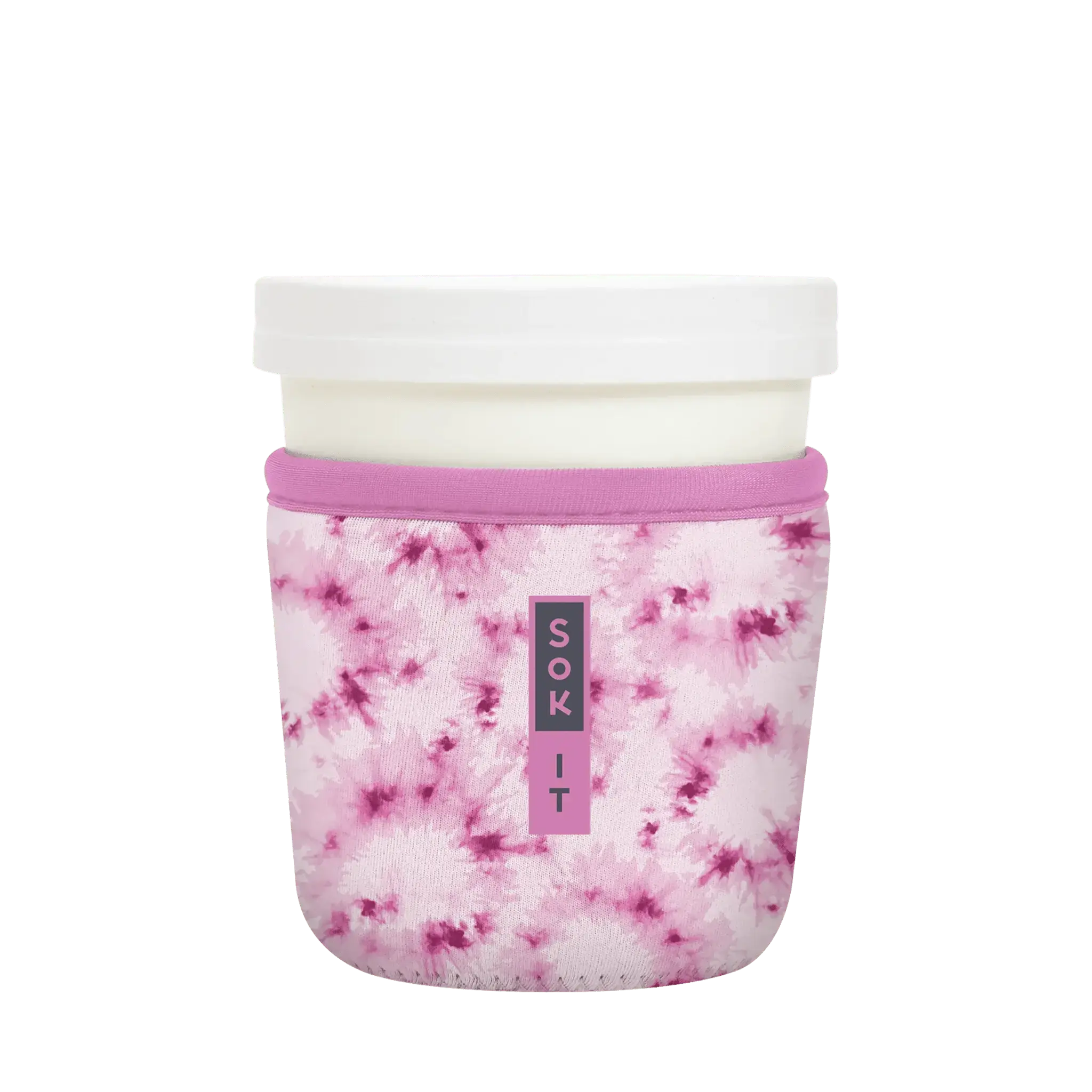 IceCreamSok - Pink Splash Tie Dye