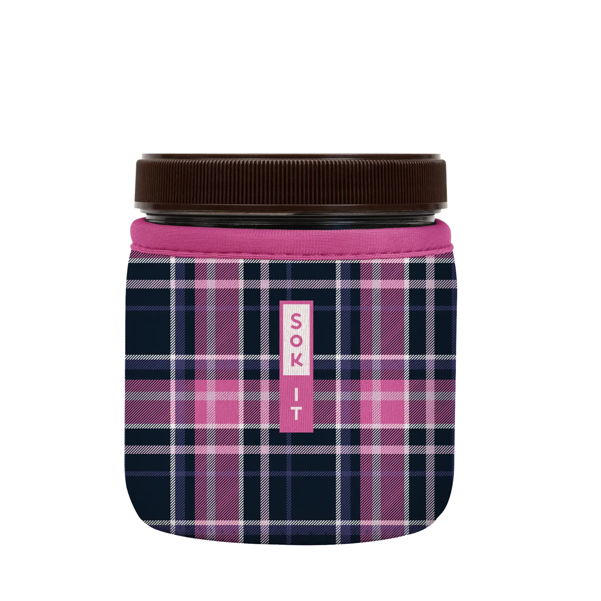 IceCreamSok for Talenti Style Pint - Berry Plaid