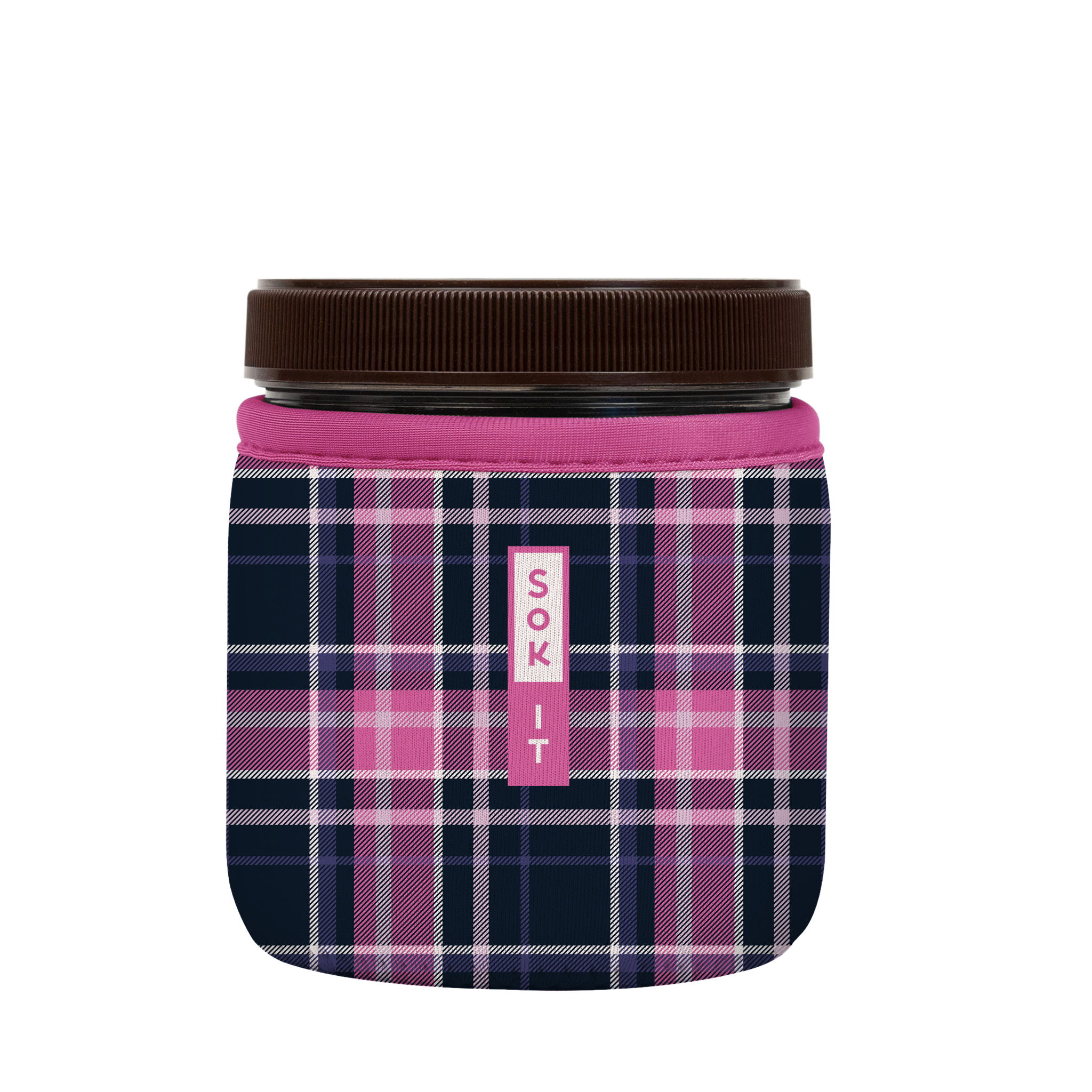 IceCreamSok for Talenti Style Pint - Berry Plaid