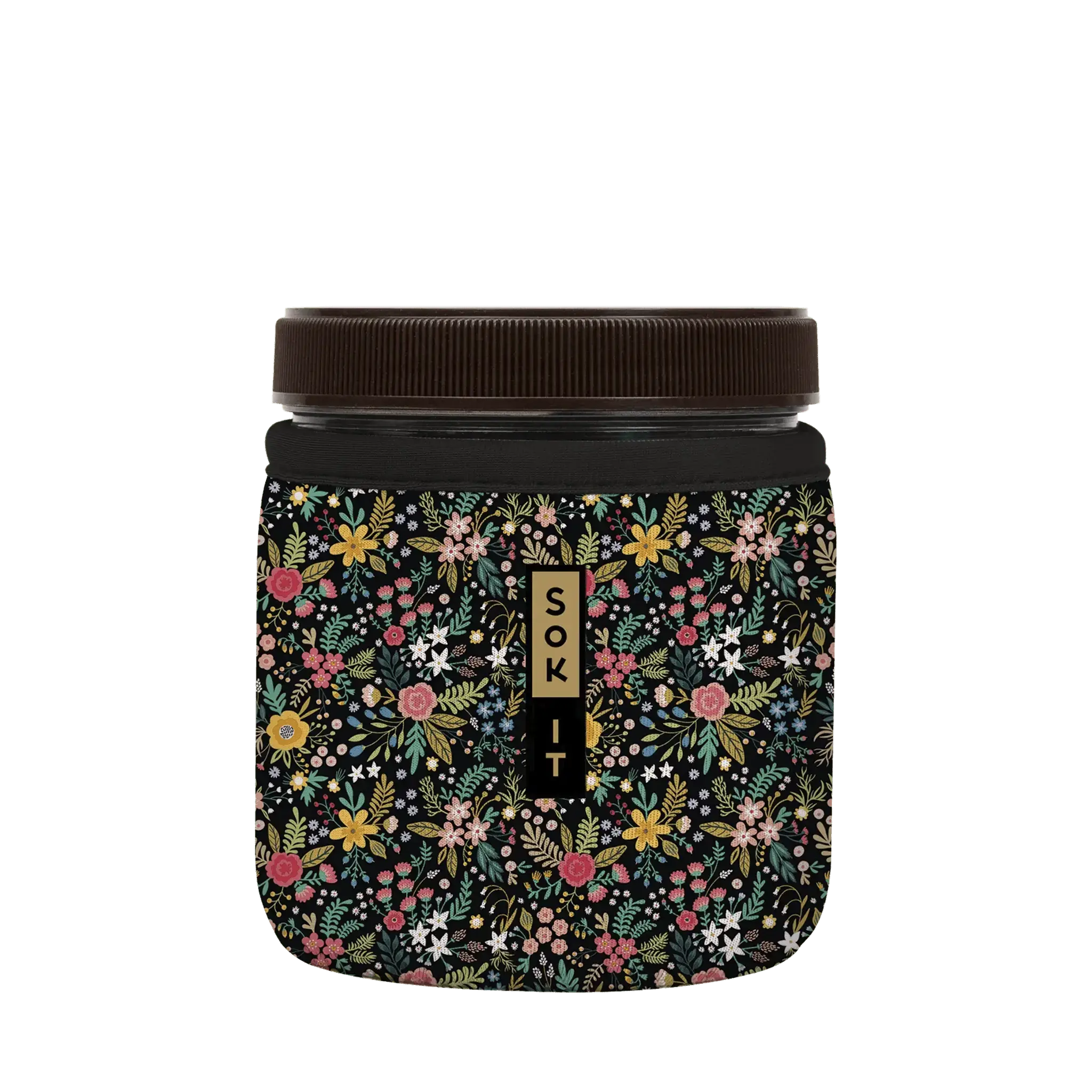 IceCreamSok for Talenti Style Pint - Black English Garden Picnic