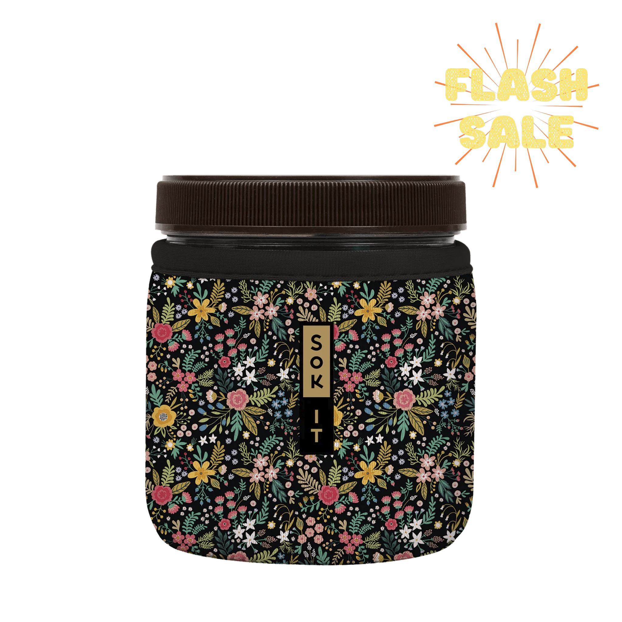 Sok-It IceCreamSok for Talenti Style Pint - Black English Garden Picnic Default-Title 14.99 IceCreamSok-FW Floral