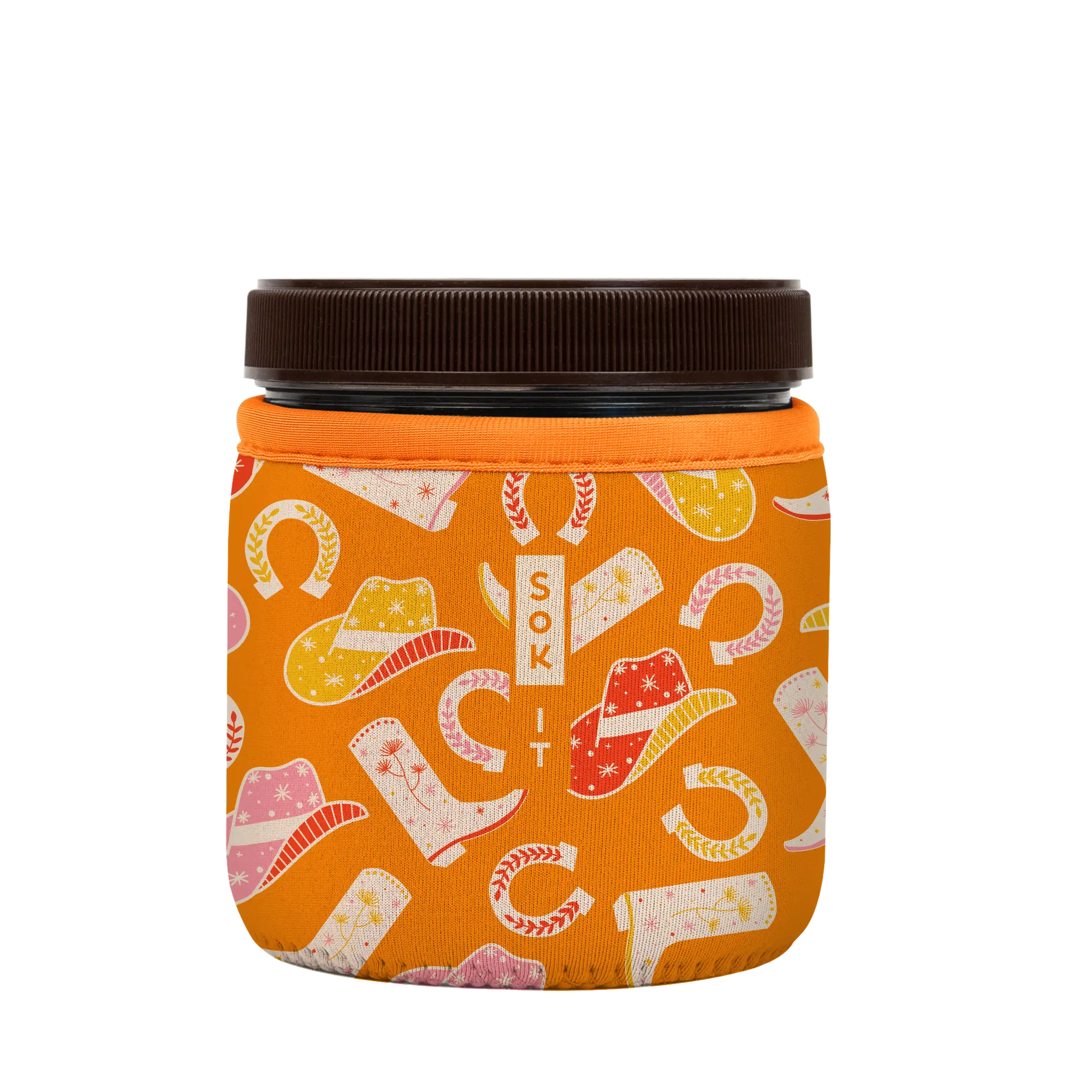 Sok-It IceCreamSok for Talenti Style Pint - Cowgirl Couture 16oz-Talenti-Pint 14.99 IceCreamSok-Evergreen