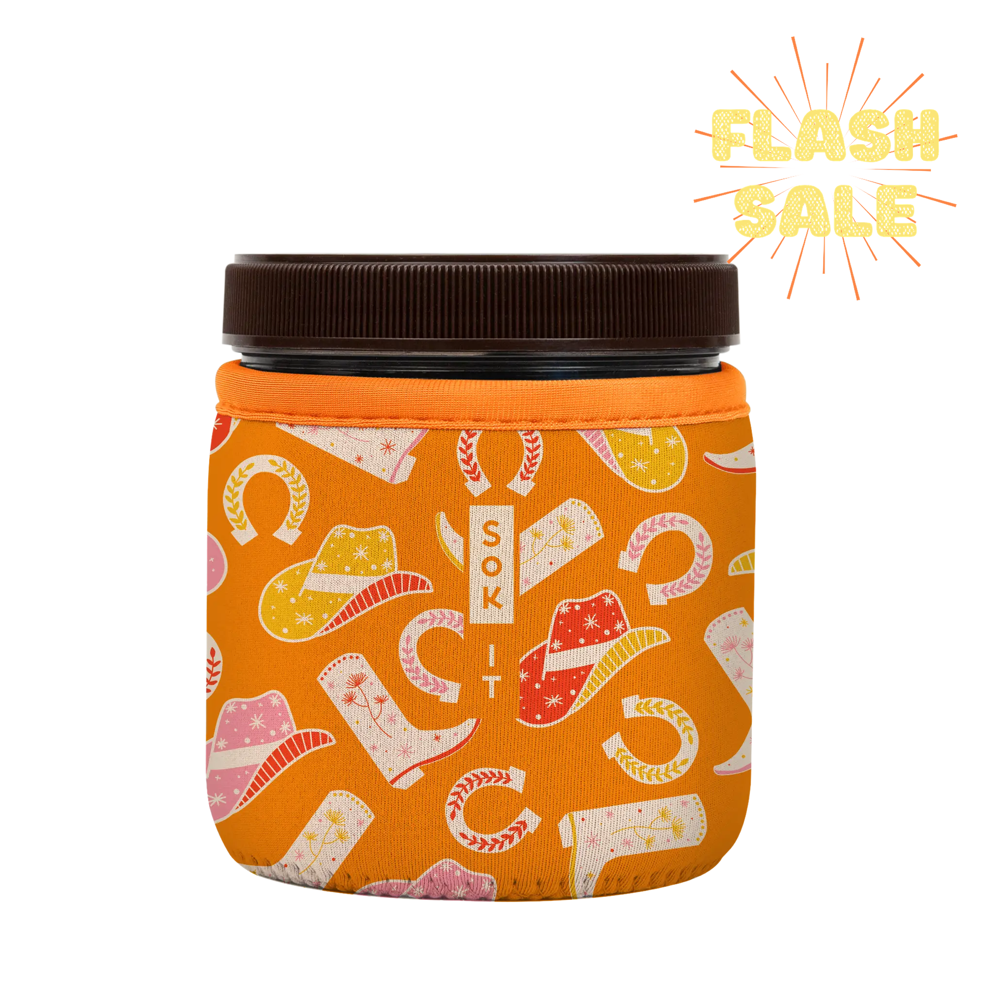 Sok-It IceCreamSok for Talenti Style Pint - Cowgirl Couture 16oz-Talenti-Pint 14.99 IceCreamSok-Evergreen