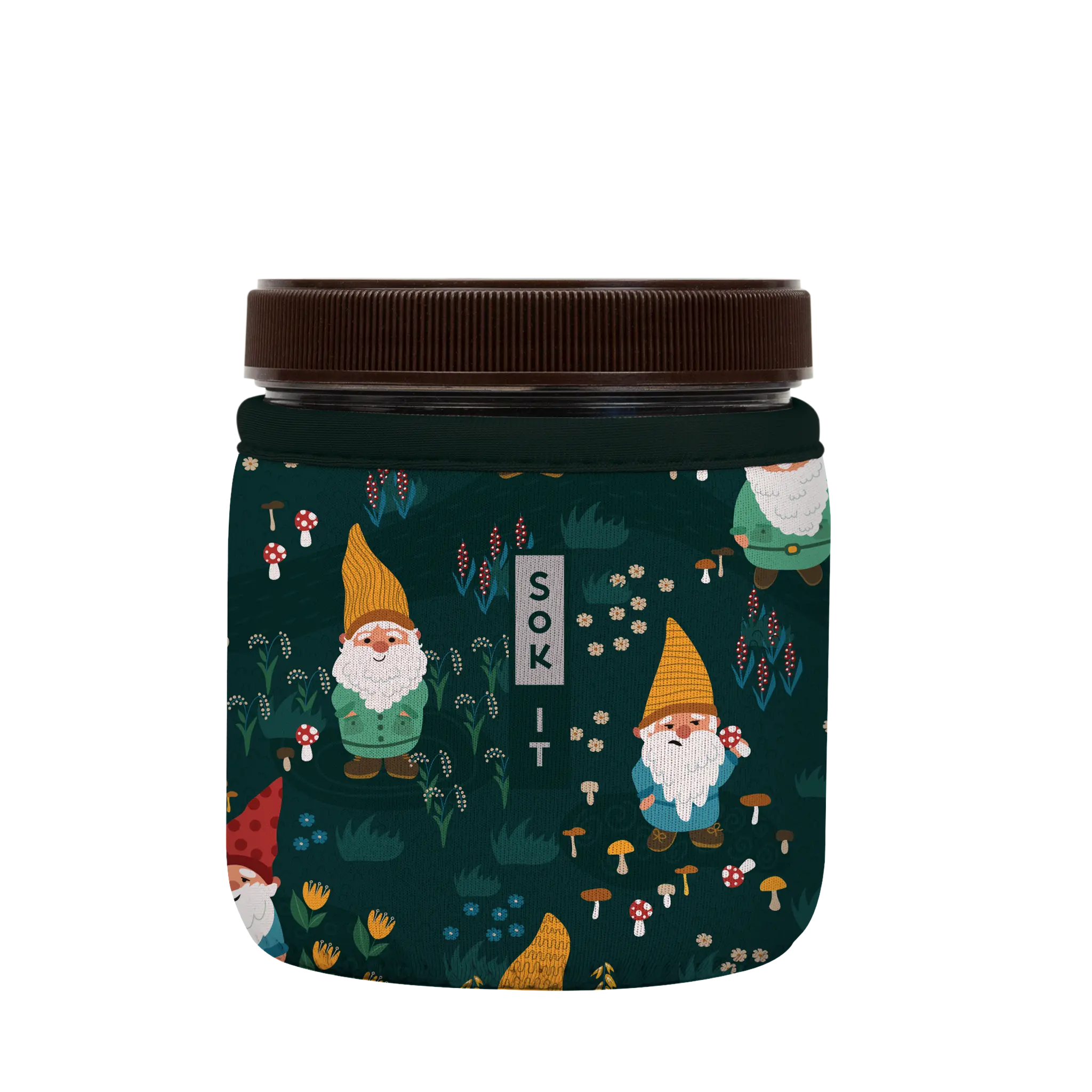 Sok-It IceCreamSok for Talenti Style Pint - Rollin' with my Gnomies   IceCreamSok-Evergreen