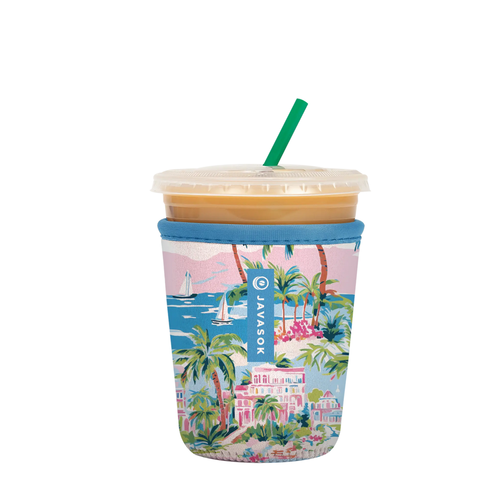 Beachside Bliss Iced Coffee Sleeve – JavaSok | Sok-It