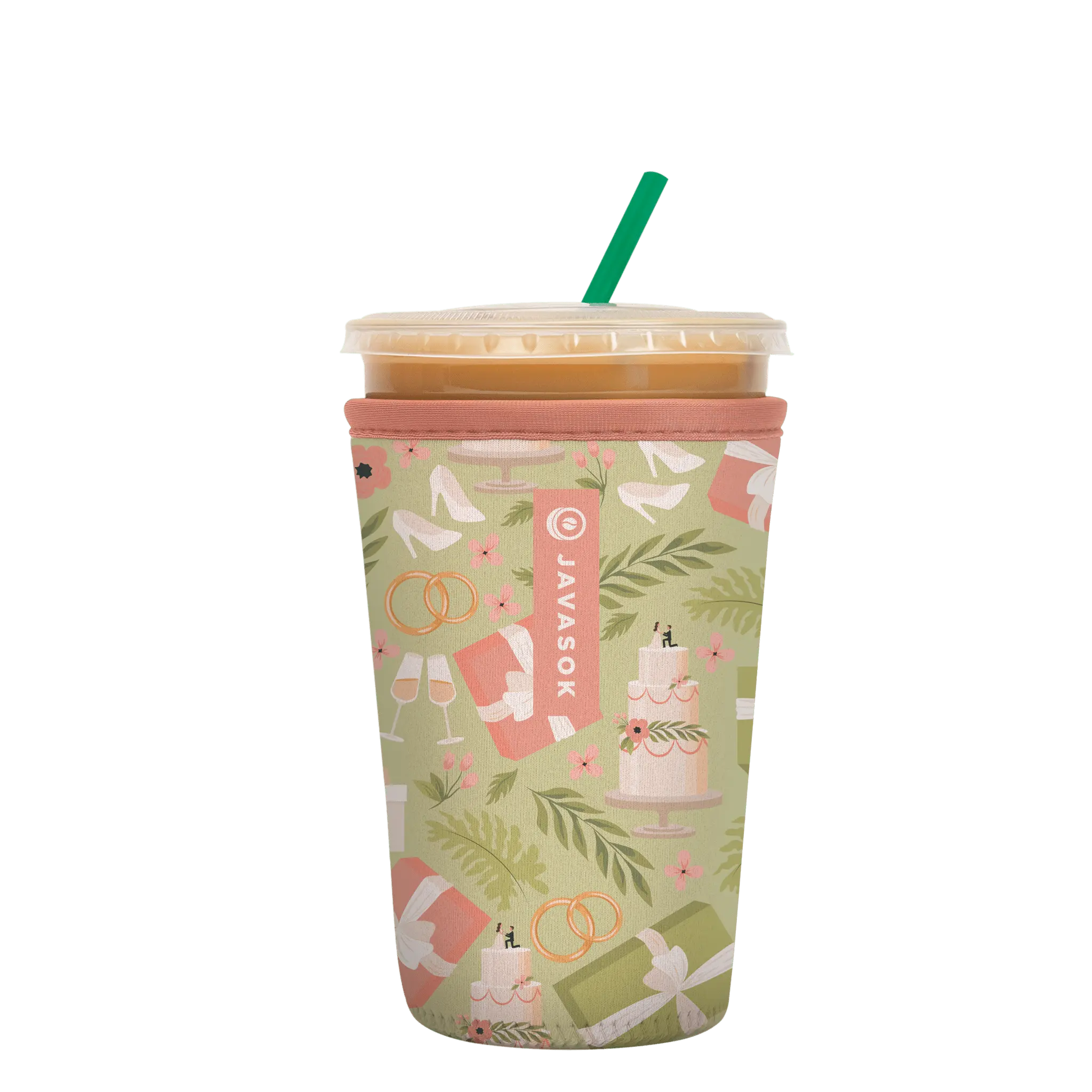 Bridal Bliss Iced Coffee Sleeve – JavaSok | Sok-It