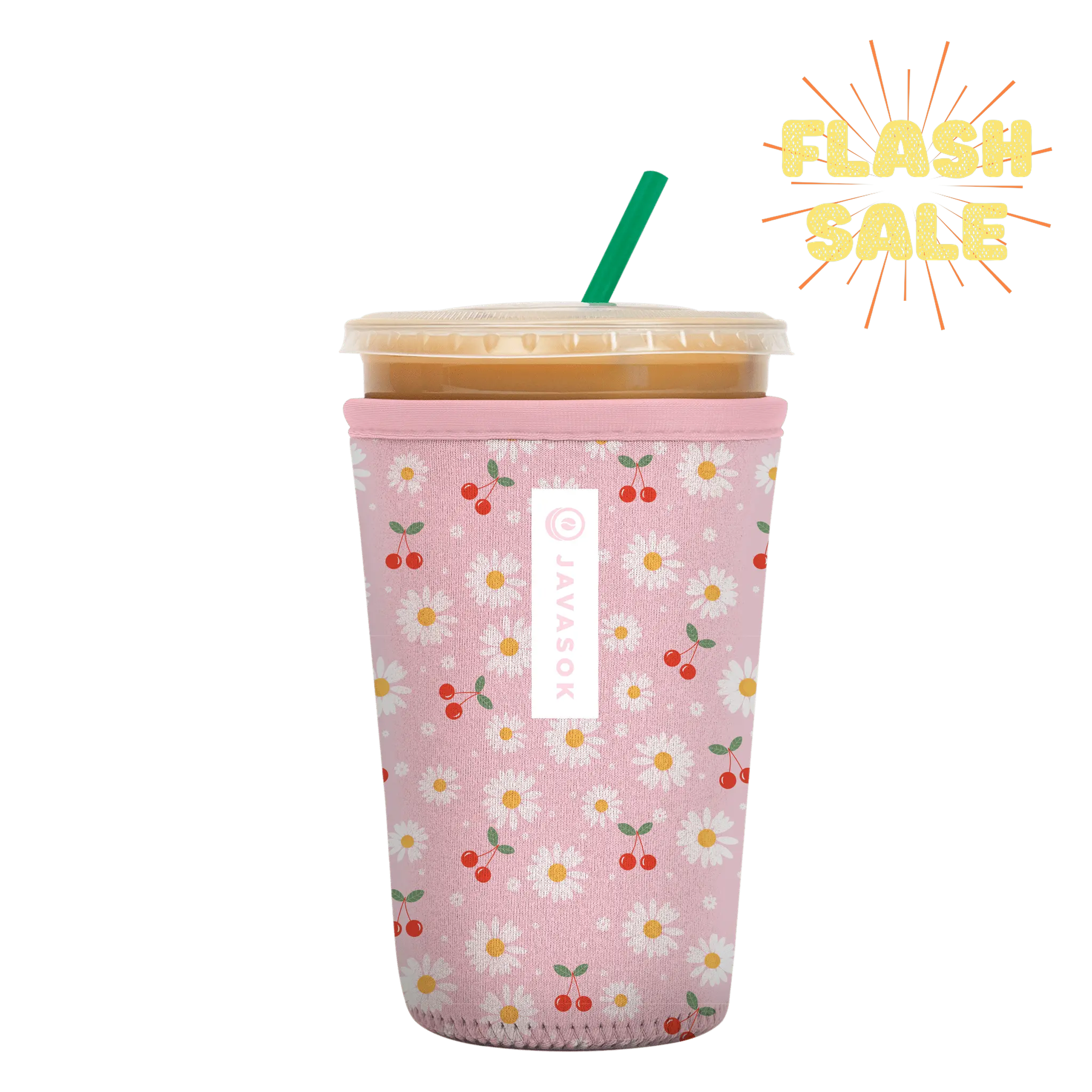 Sok-It JavaSok - Cherry Bomb Medium-22-28oz 15.99 JavaSok-SS Floral