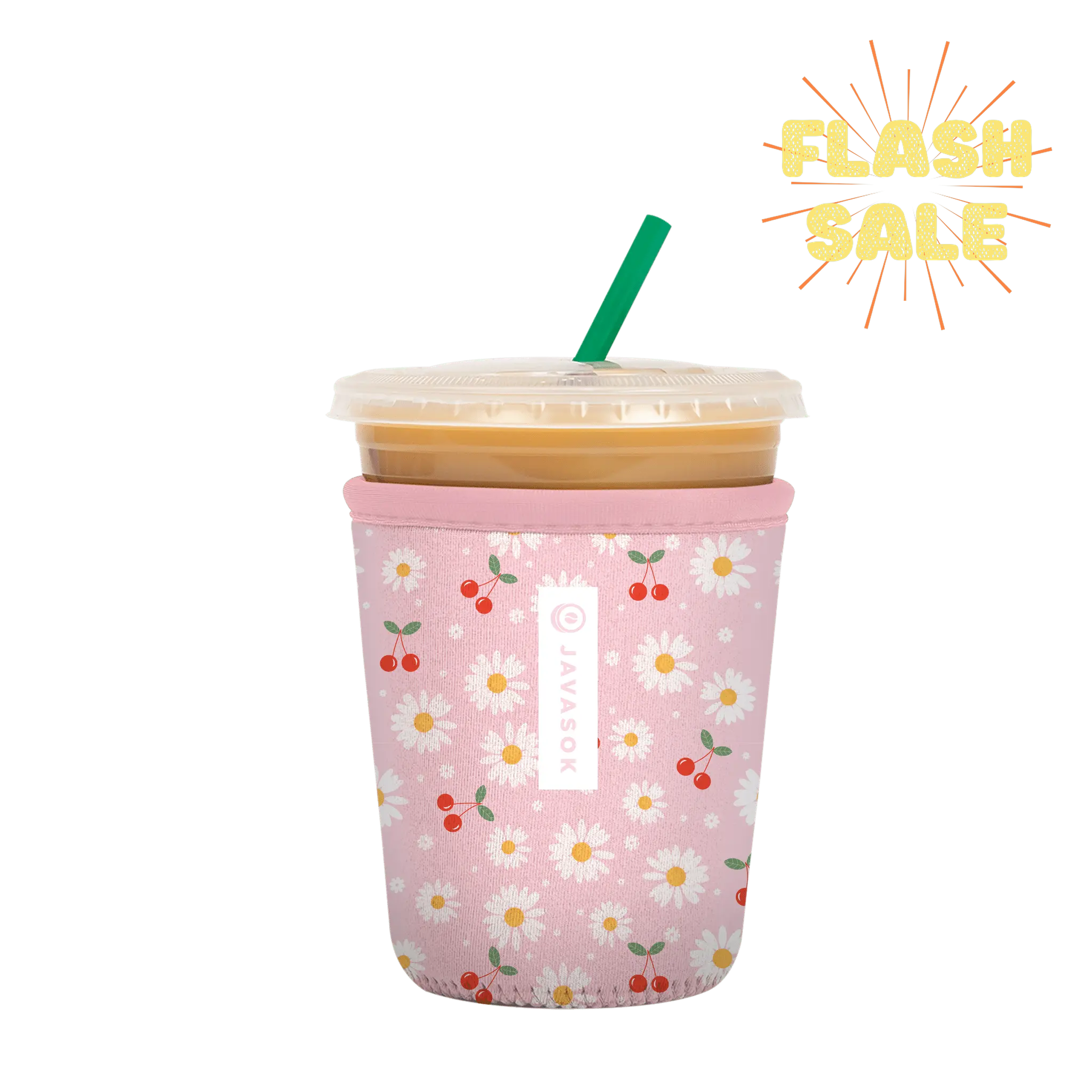 Sok-It JavaSok - Cherry Bomb Small-16-20oz 13.99 JavaSok-SS Floral