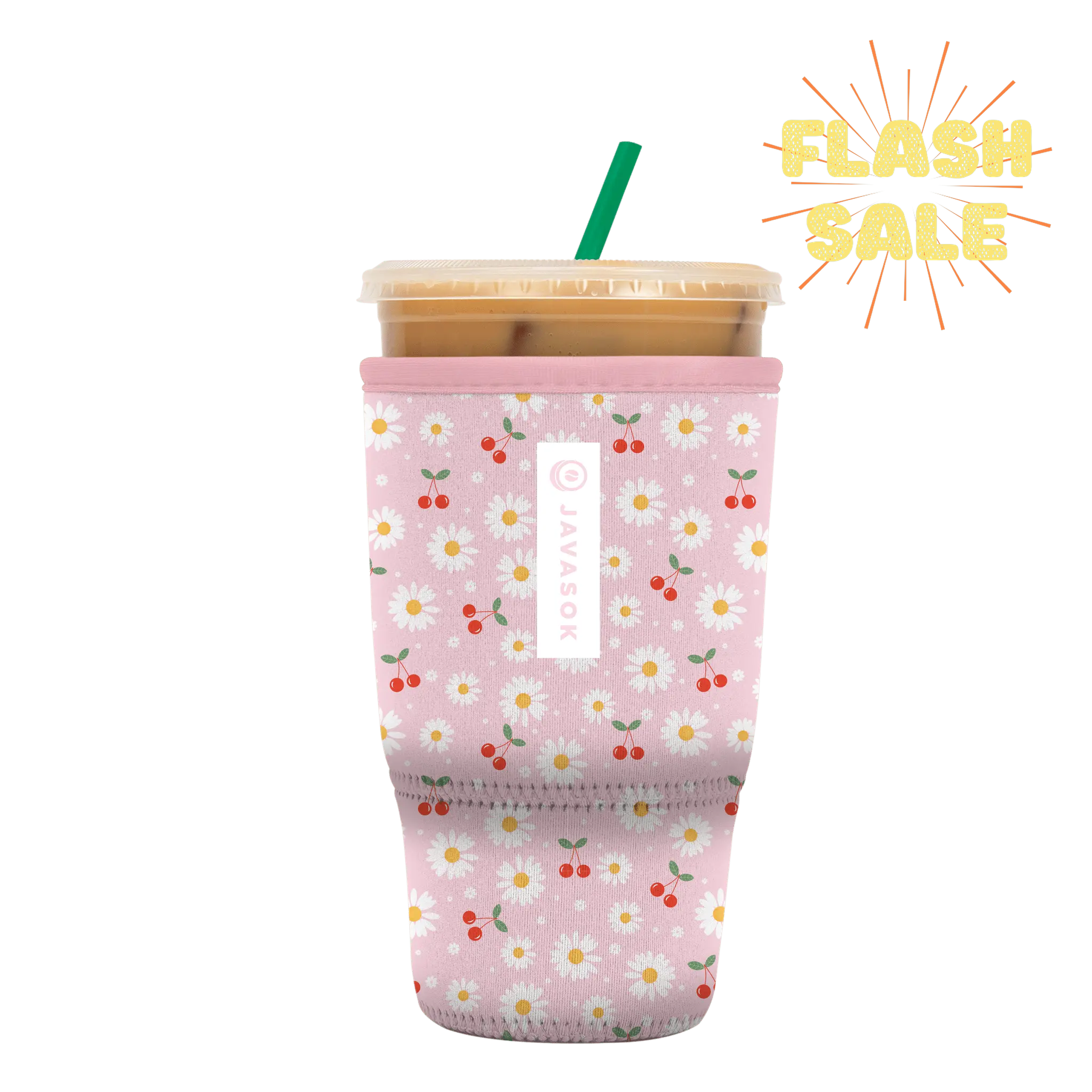 Sok-It JavaSok - Cherry Bomb Large-30-32oz 17.99 JavaSok-SS Floral