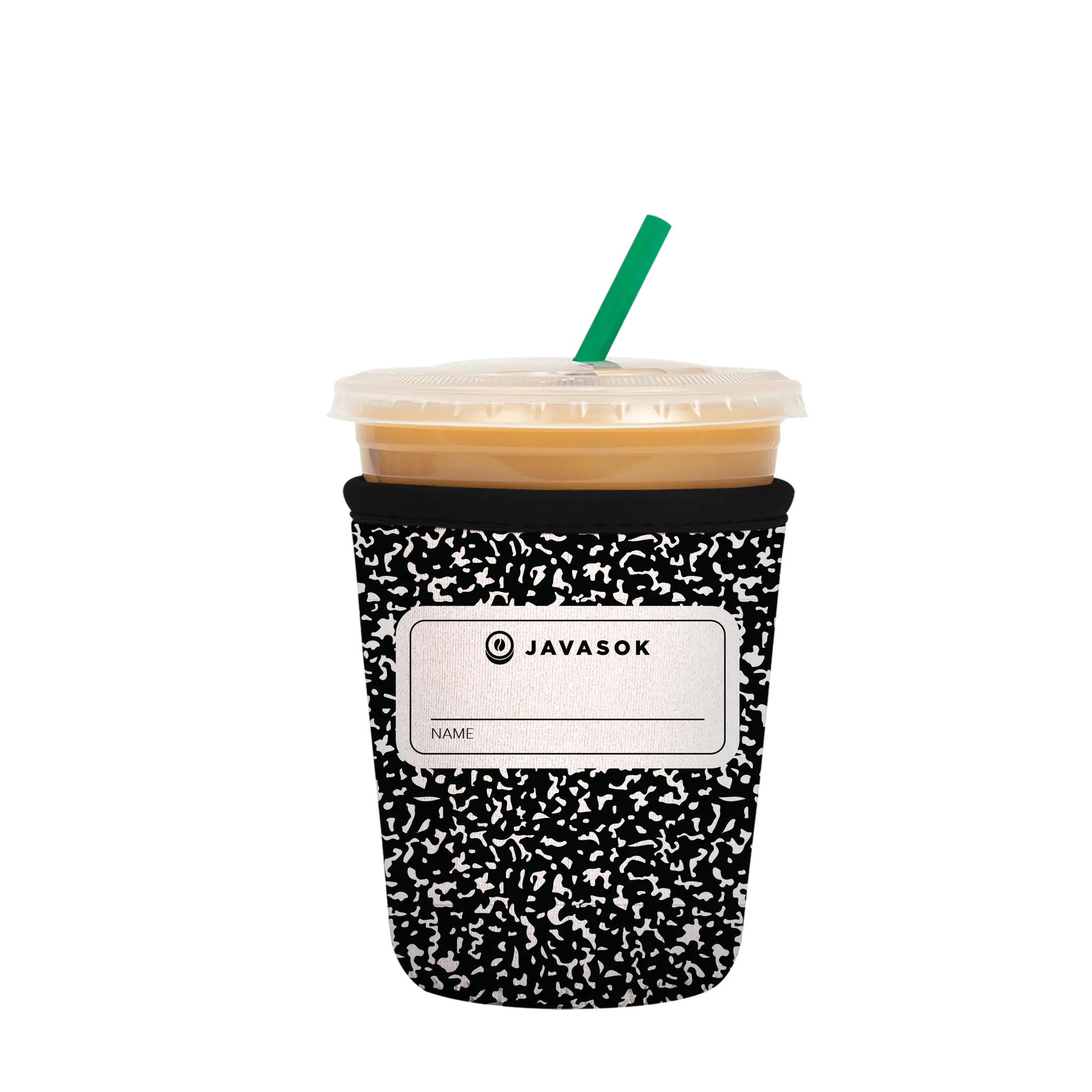 JavaSok Neoprene Cup Sleeve – Keep Drinks Cold & Hands Dry For 24-28oz Cups (Captain Wheel Design)