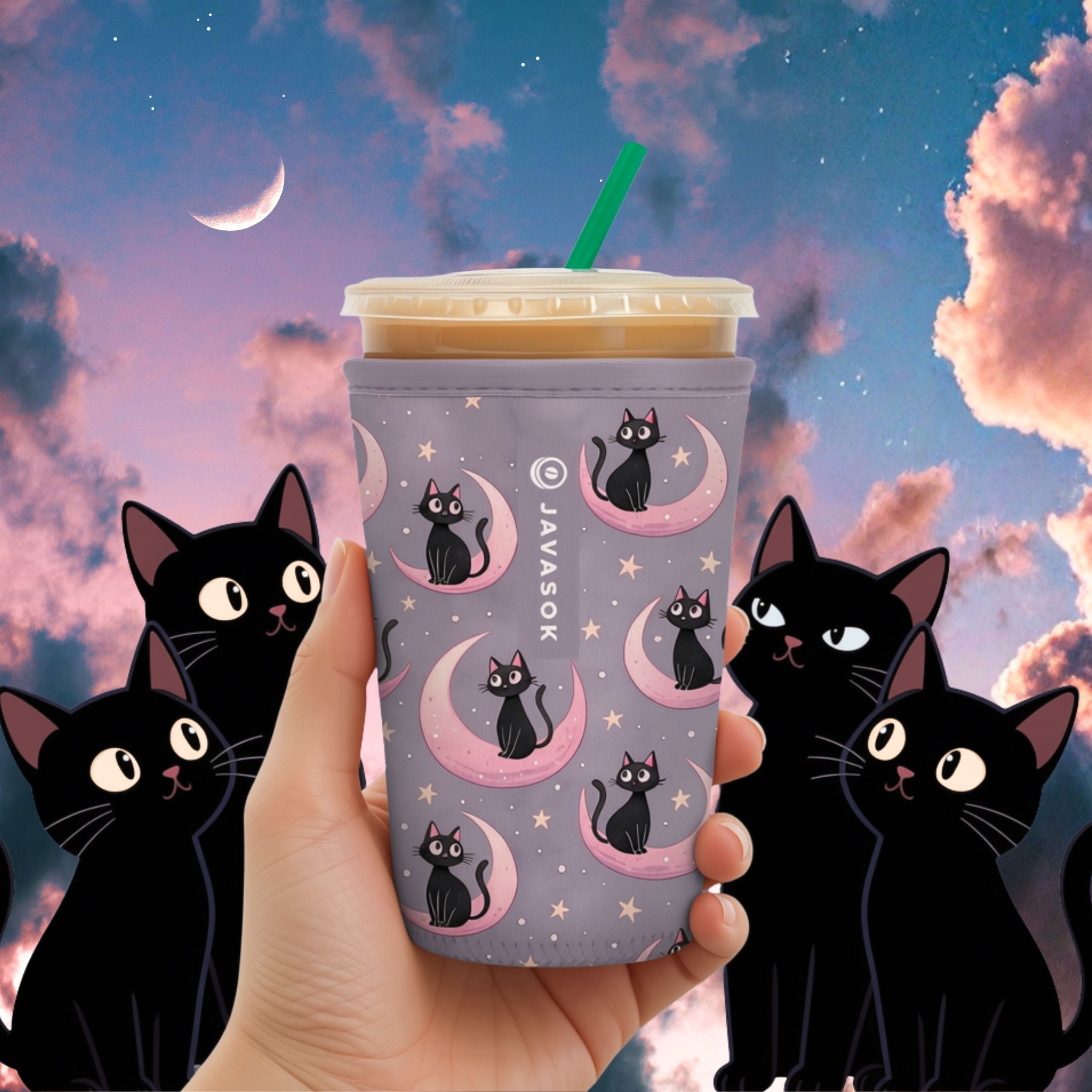 Sok-It JavaSok - Crescent Kitty  