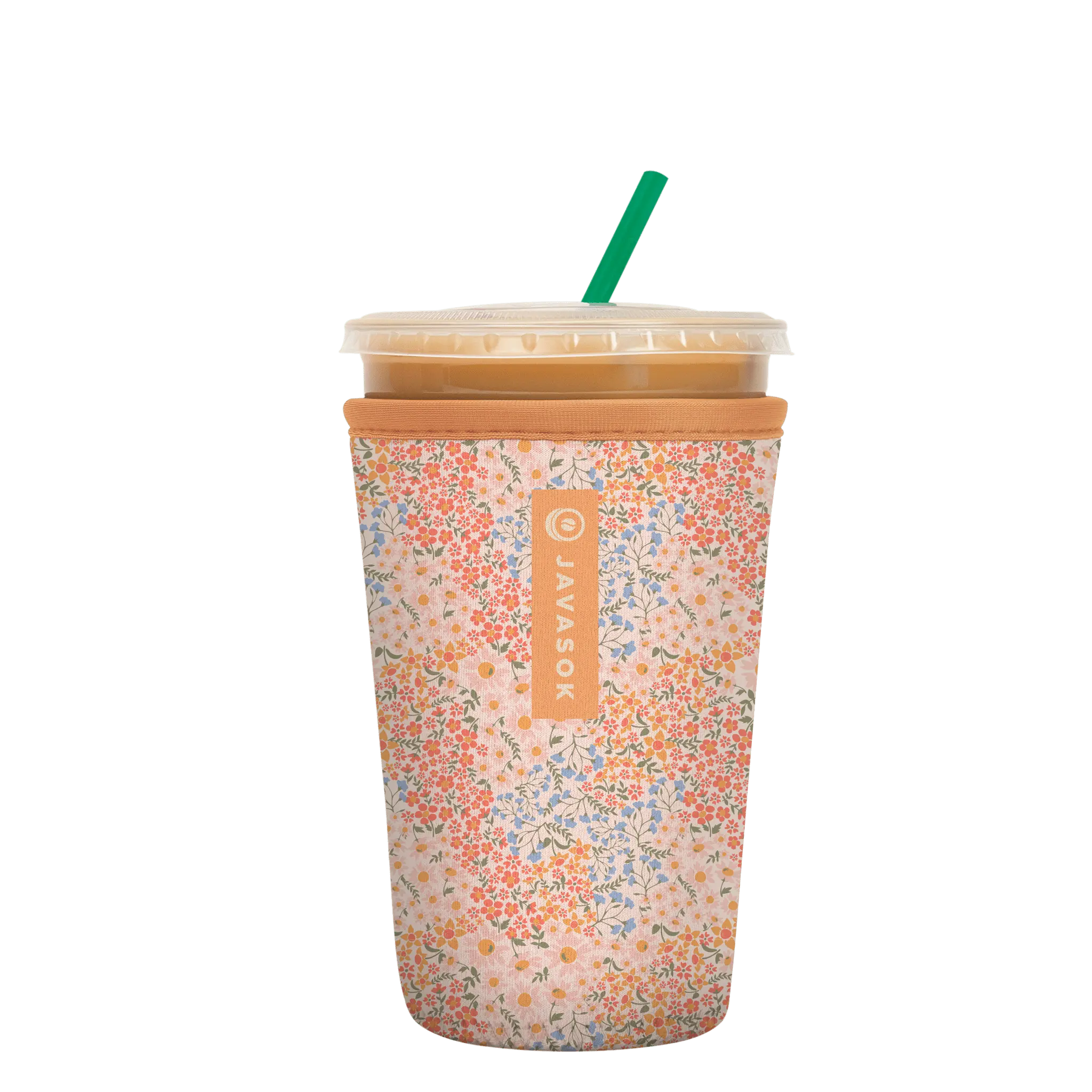 Dainty Florals Iced Coffee Sleeve – JavaSok | Sok-It