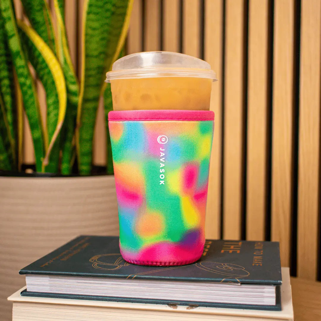 Dreaming in Color Iced Coffee Sleeve – JavaSok | Sok-It