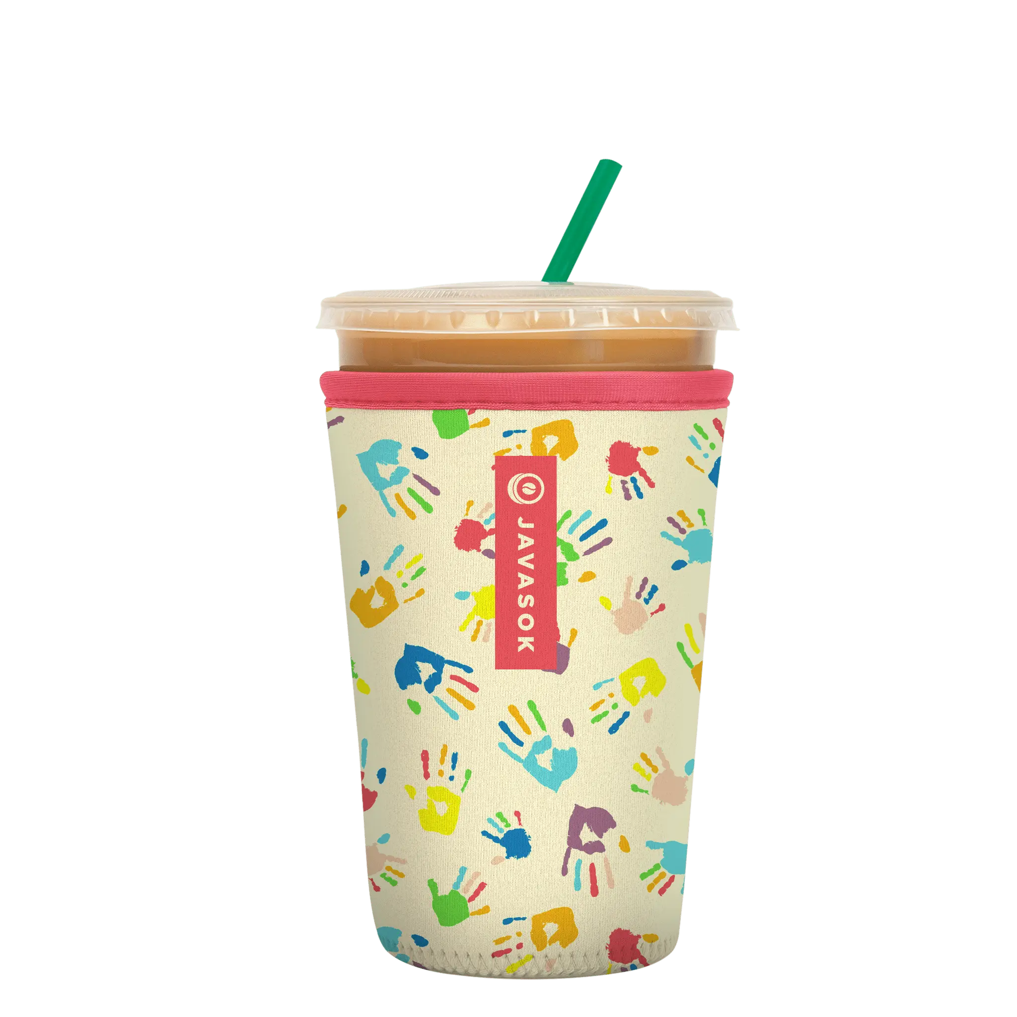 Hand-painted Treasures Iced Coffee Sleeve – JavaSok | Sok-It