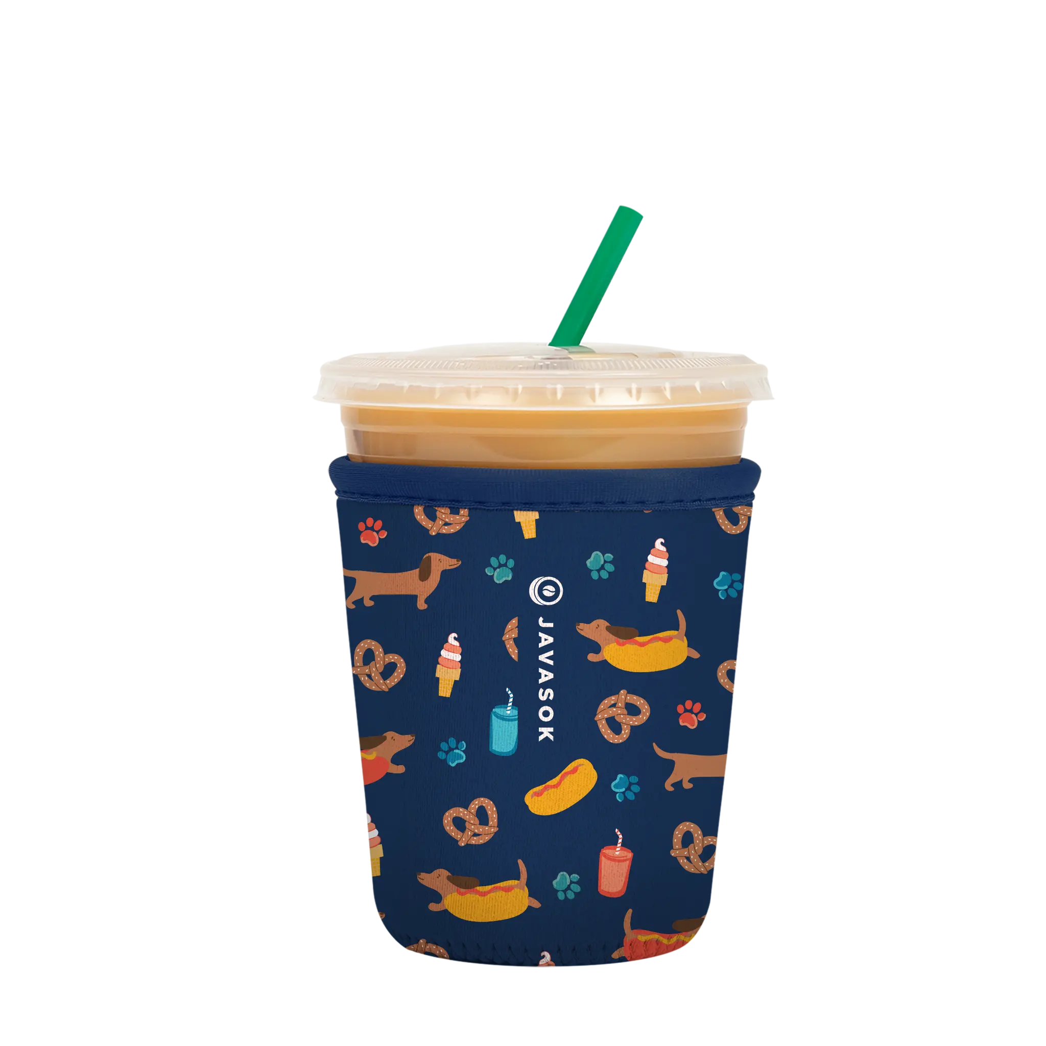 Hot Dawgs Iced Coffee Sleeve – JavaSok | Sok-It