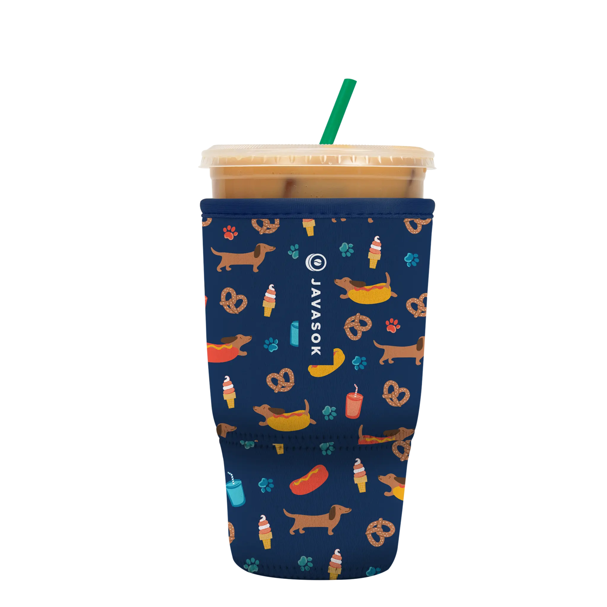 Hot Dawgs Iced Coffee Sleeve – JavaSok | Sok-It