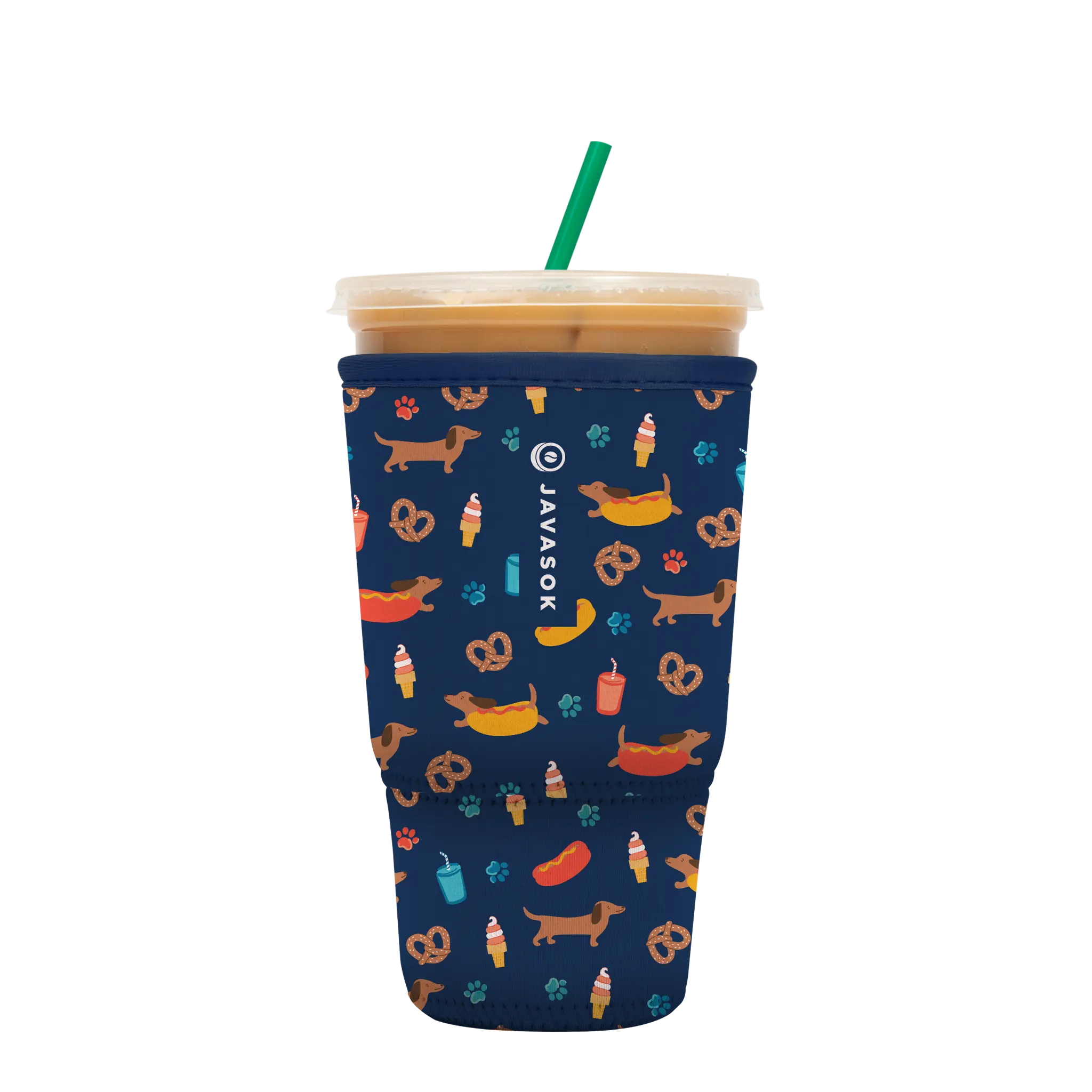 Hot Dawgs Iced Coffee Sleeve – JavaSok | Sok-It