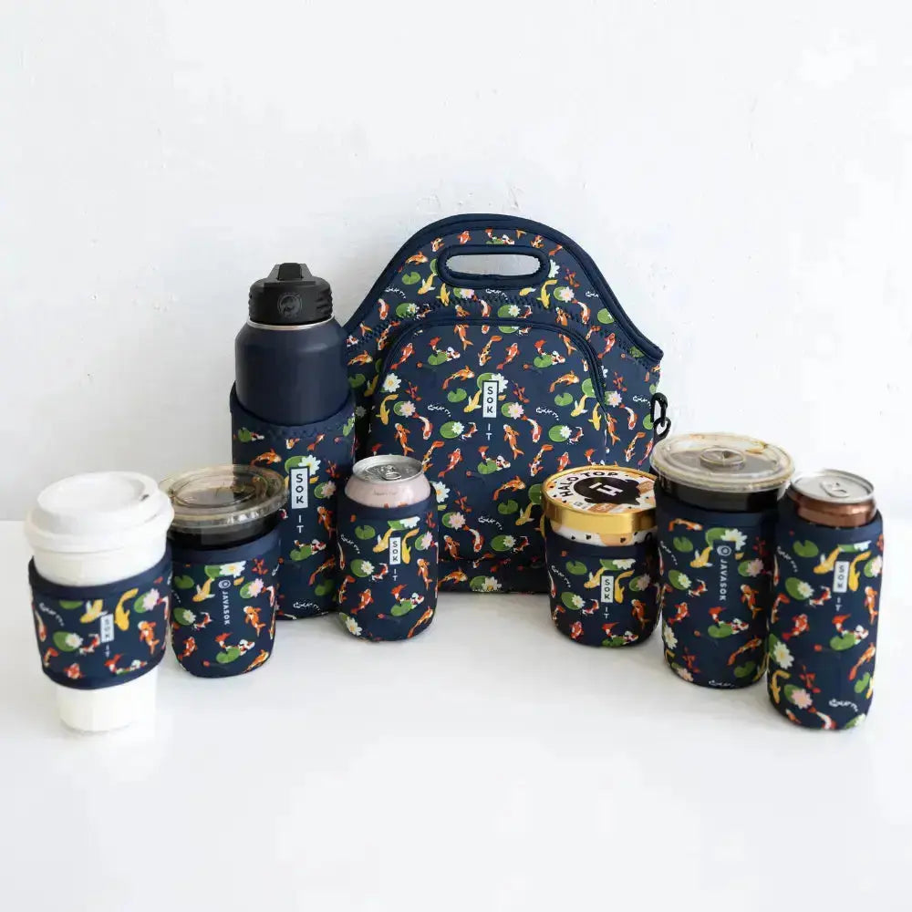 Sok-It LunchTote XL - Koi Garden   LunchTote-Evergreen