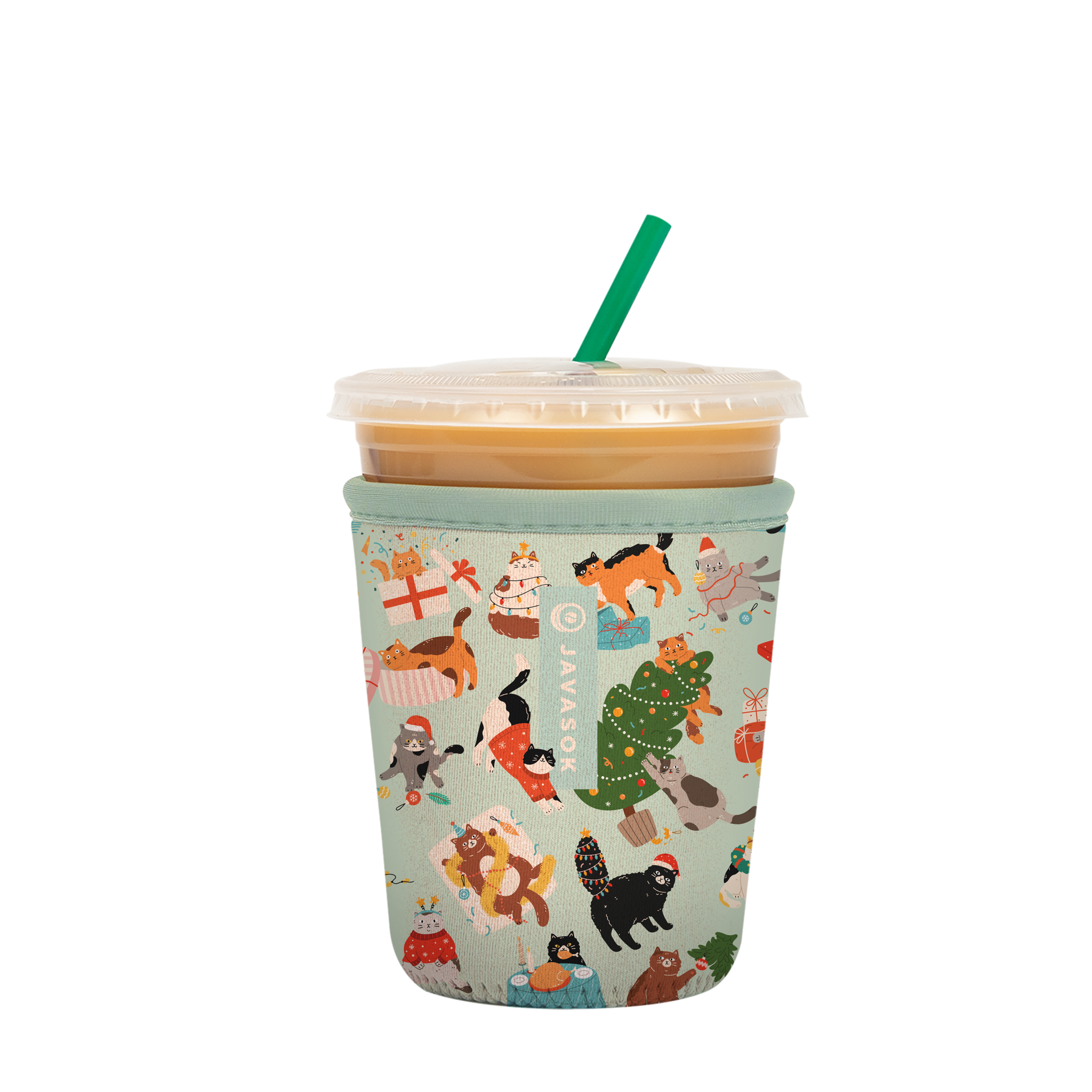 Meowy Mayhem Iced Coffee Sleeve – JavaSok | Sok-It