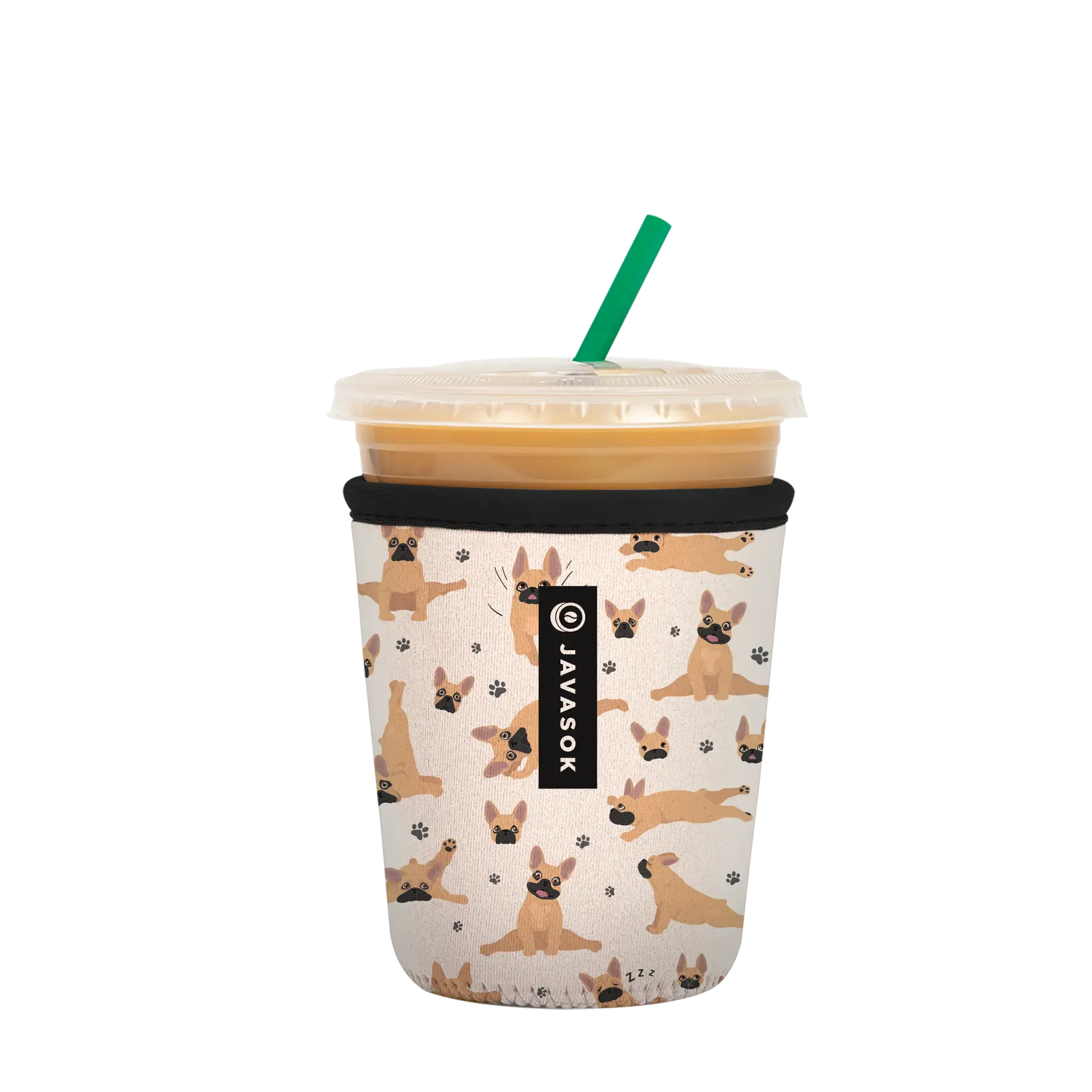 Sok-It JavaSok - Pardon My Frenchie Small 16-20oz 14.99 JavaSok-Evergreen
