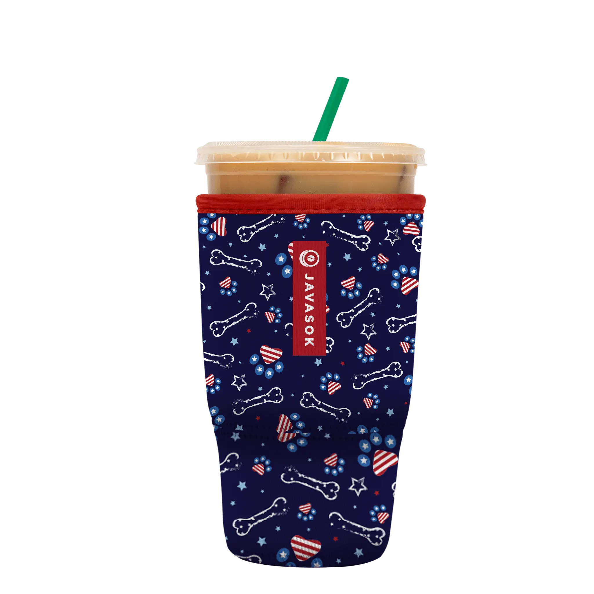 Java Sok Holiday Sok-It JavaSok - Patriotic Paws Large-30-32oz 8.99 JavaSok-Summer Holiday