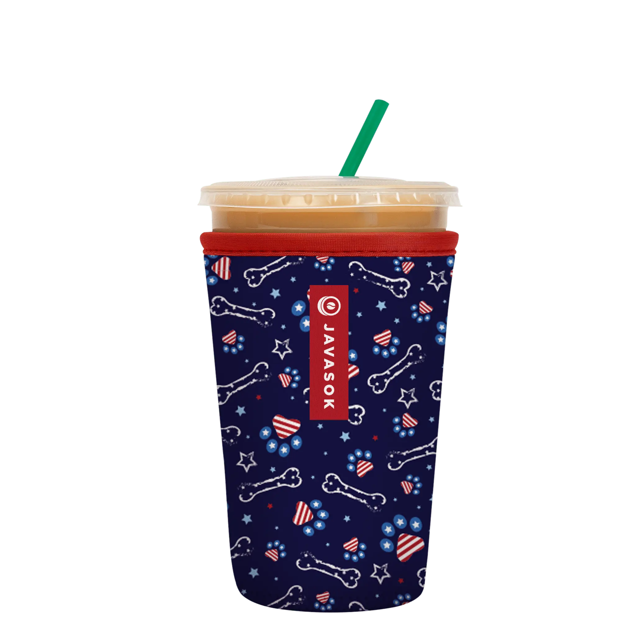 Sok-It JavaSok - Patriotic Paws Medium-22-28oz 7.99 JavaSok-Summer Holiday