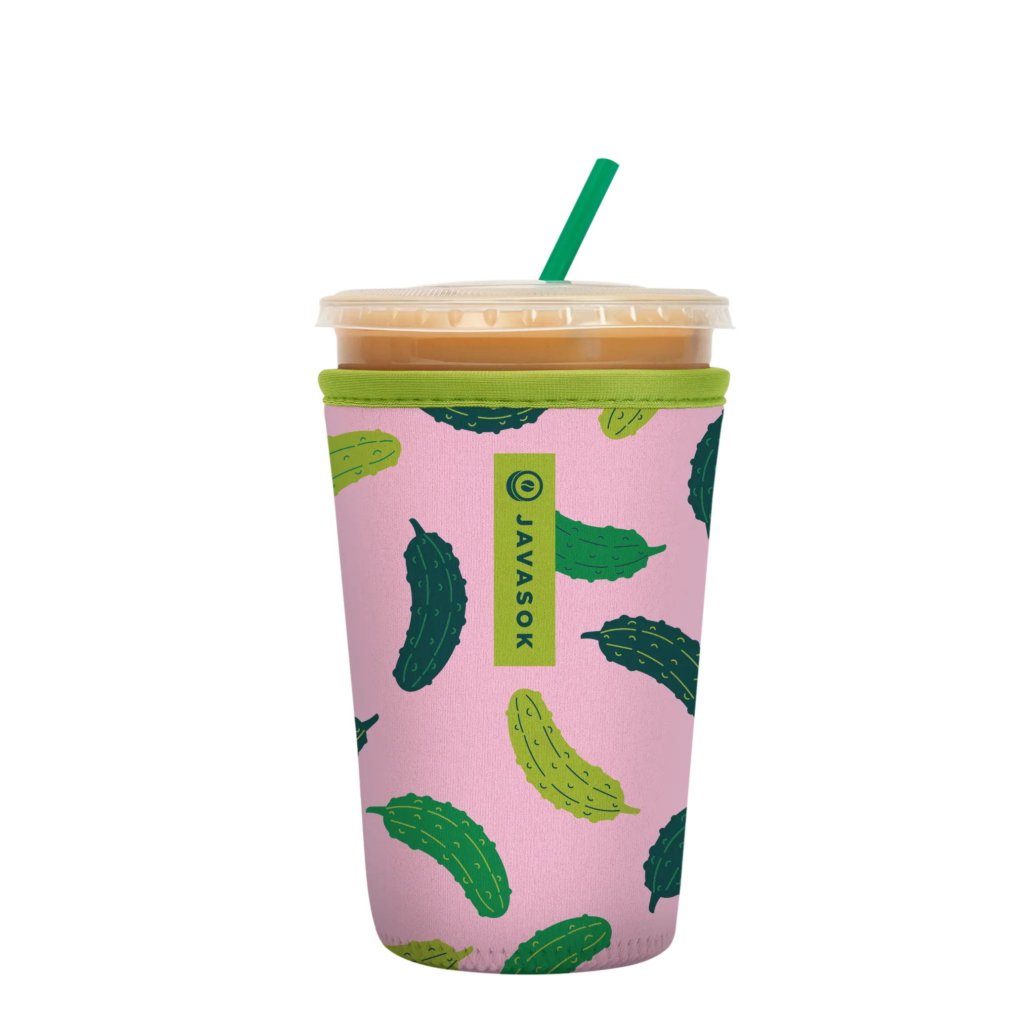 Pickle Me Pink Iced Coffee Sleeve – JavaSok | Sok-It