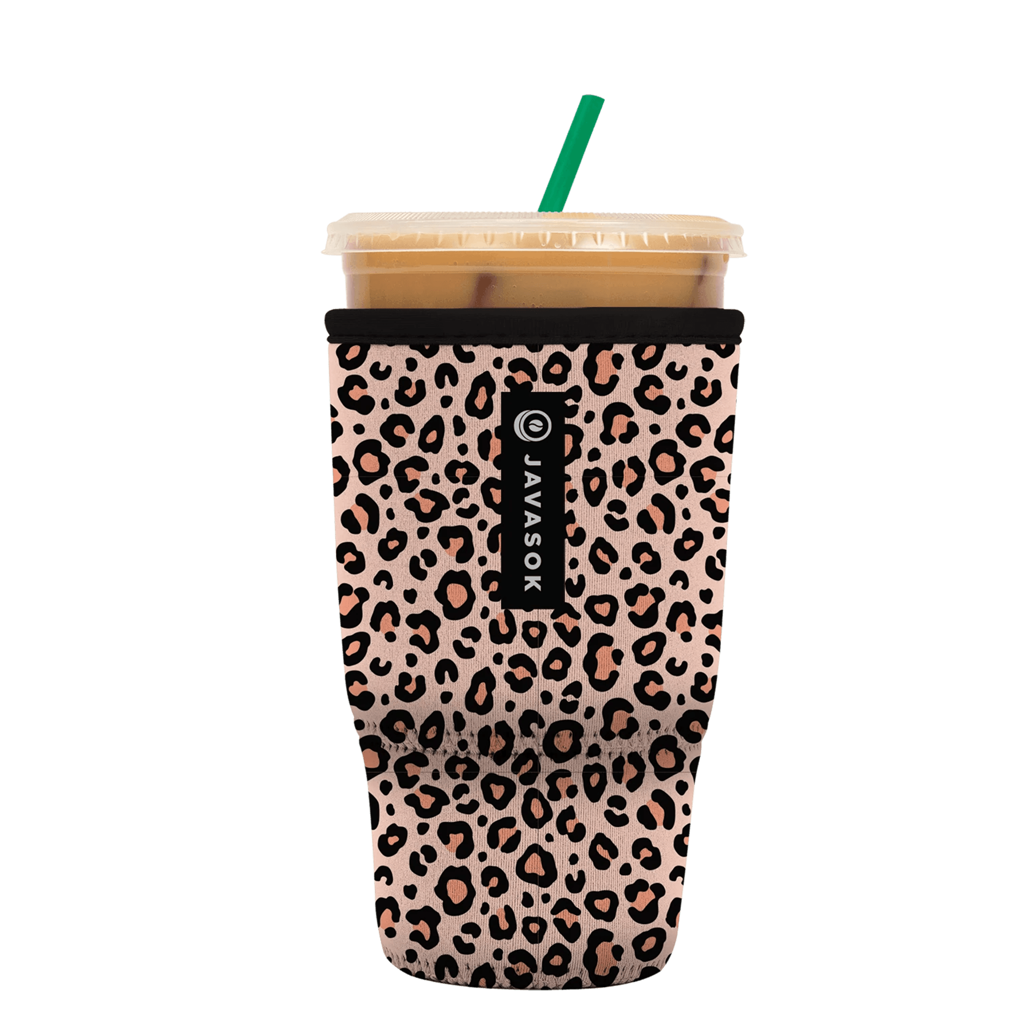 Sok-It JavaSok - Pink Leopard Large-30-32oz 17.99 JavaSok-Animal Prints