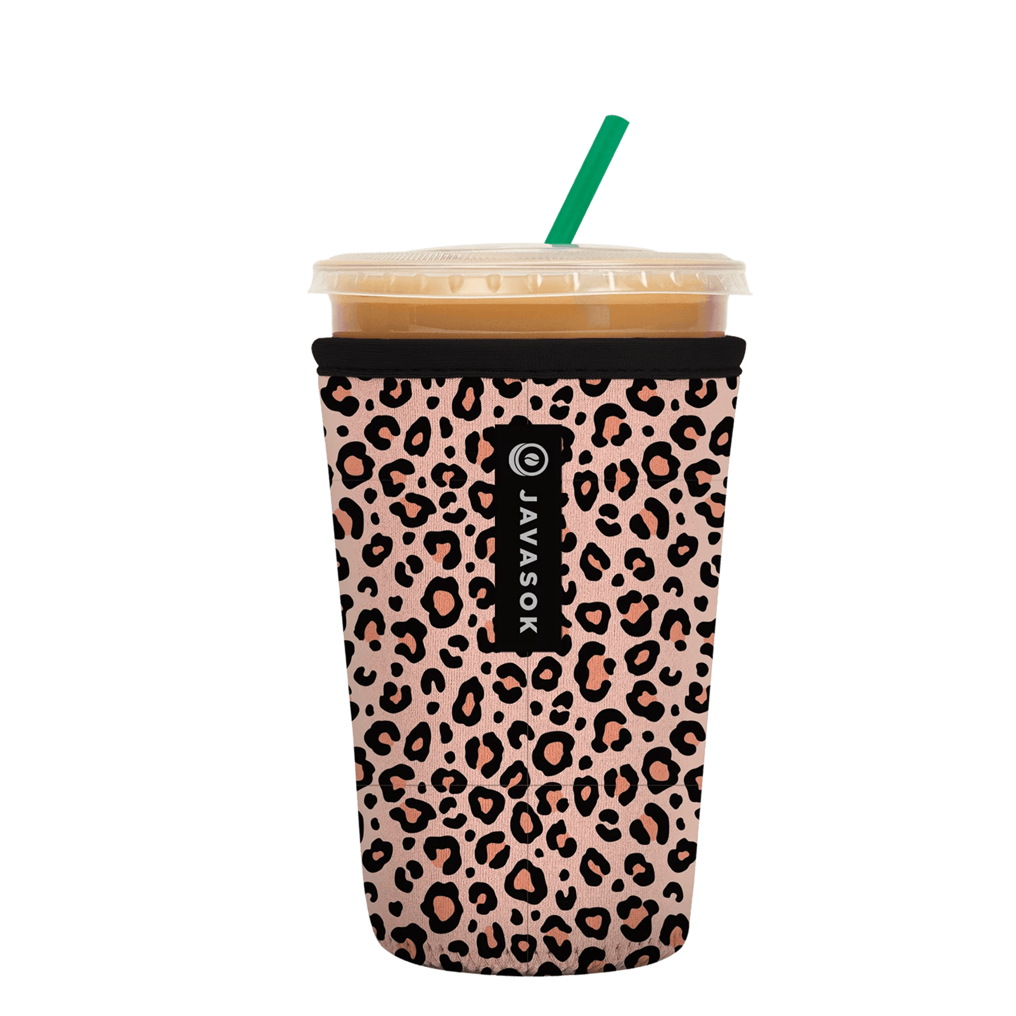 Sok-It JavaSok - Pink Leopard Medium-22-28oz 15.99 JavaSok-Animal Prints