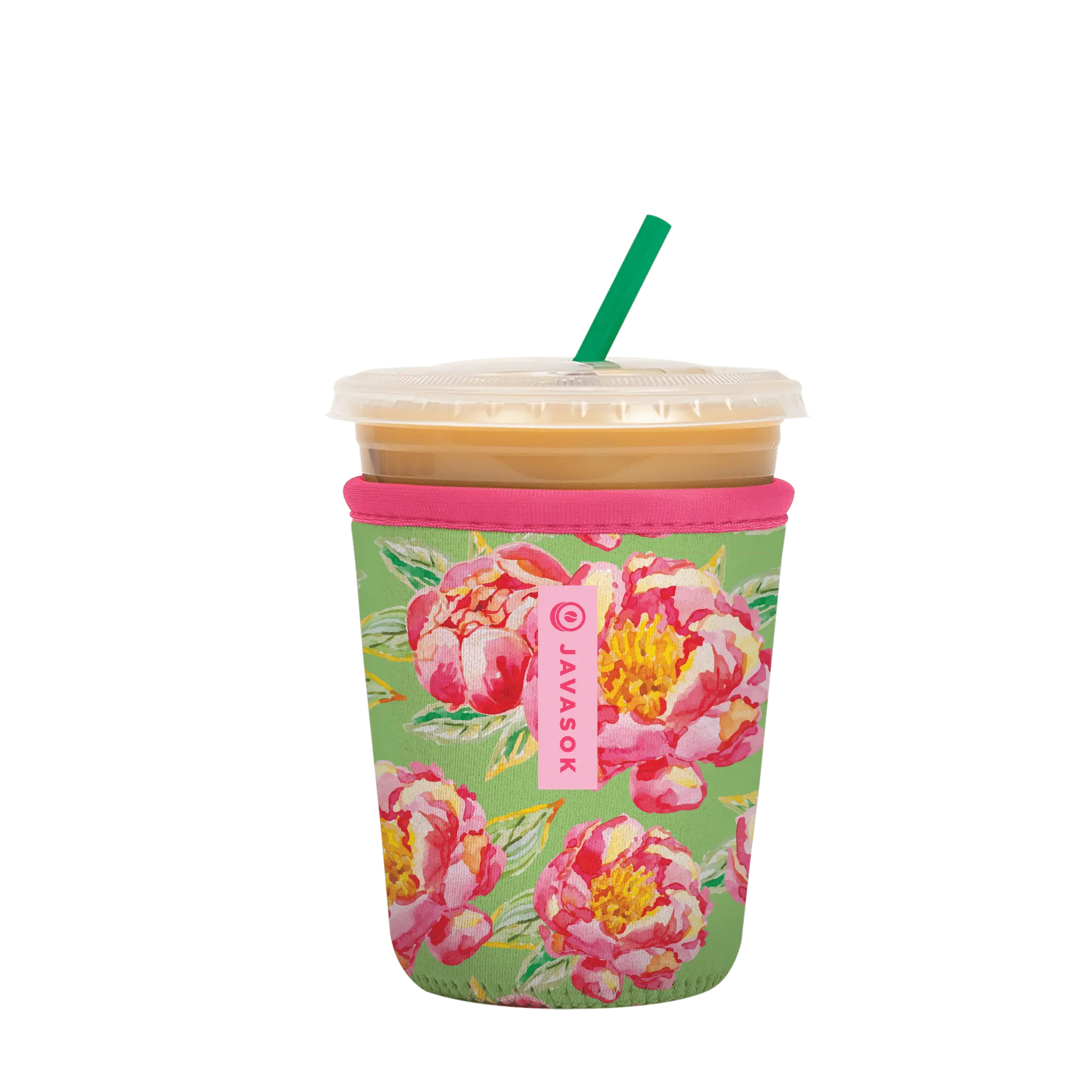 Sok-It JavaSok - Pink Peonies Small-16-20oz 9.08 JavaSok-SS Floral