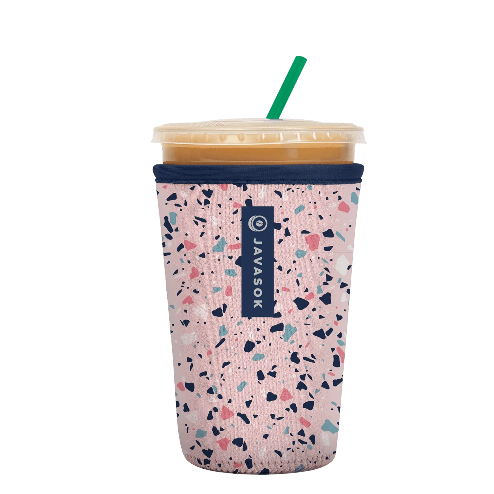 Sok-It JavaSok - Pink Terrazzo Medium-22-28oz 15.99 JavaSok-Novelty