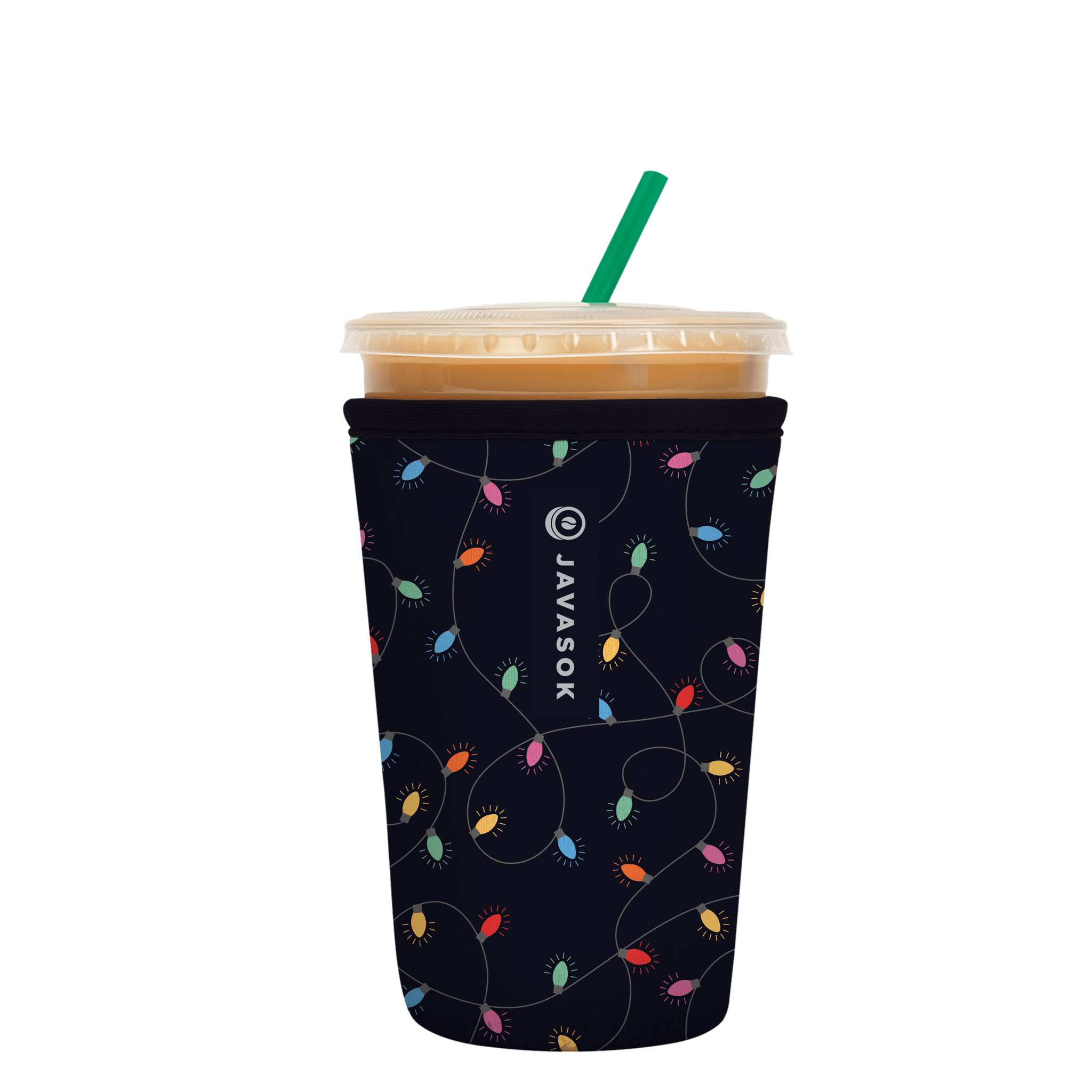 Sok-It JavaSok - Rainbow Lights Medium-22-28oz 15.99 JavaSok-Winter Holiday