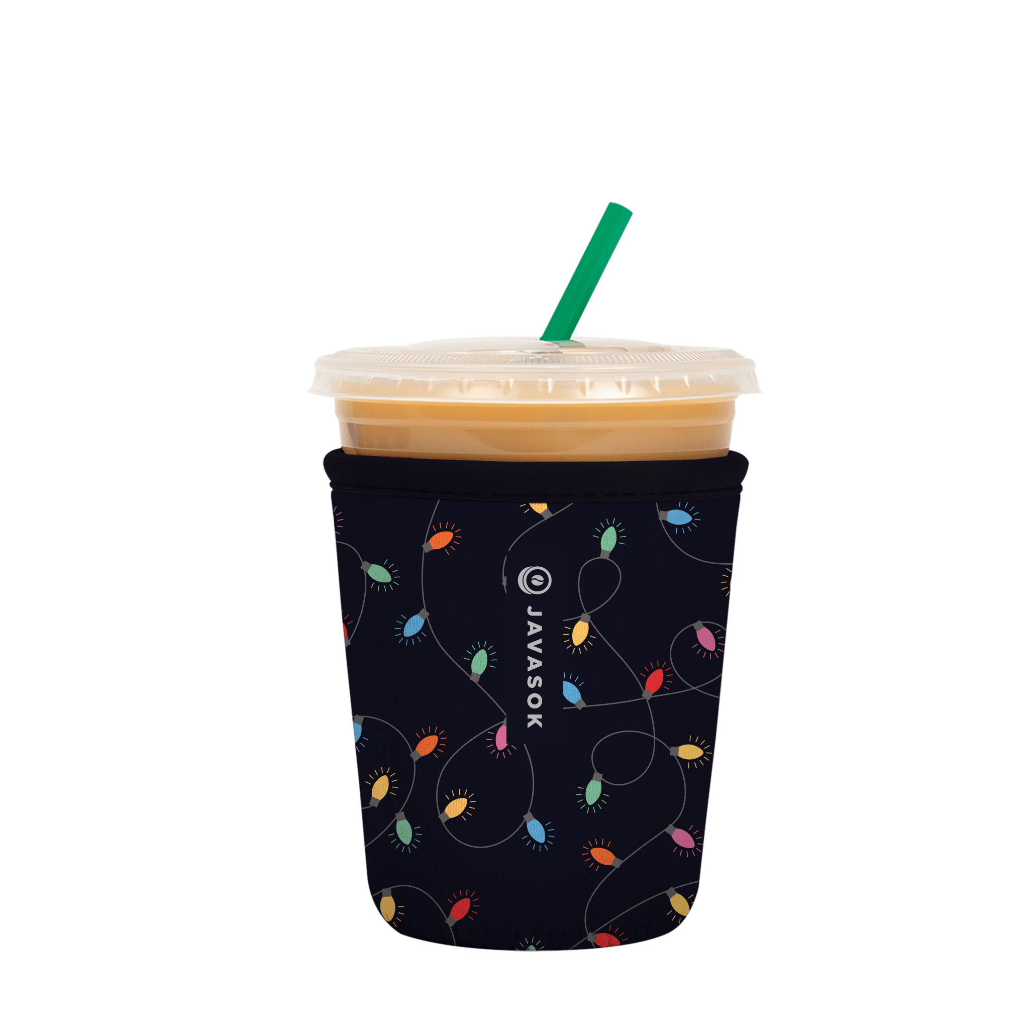 Sok-It JavaSok - Rainbow Lights Small-16-20oz 13.99 JavaSok-Winter Holiday