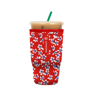 Sok-It JavaSok - Red White and Bloom Large-30-32oz 12.58 JavaSok-Summer Holiday