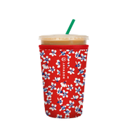 Sok-It JavaSok - Red White and Bloom Medium-22-28oz 11.18 JavaSok-Summer Holiday