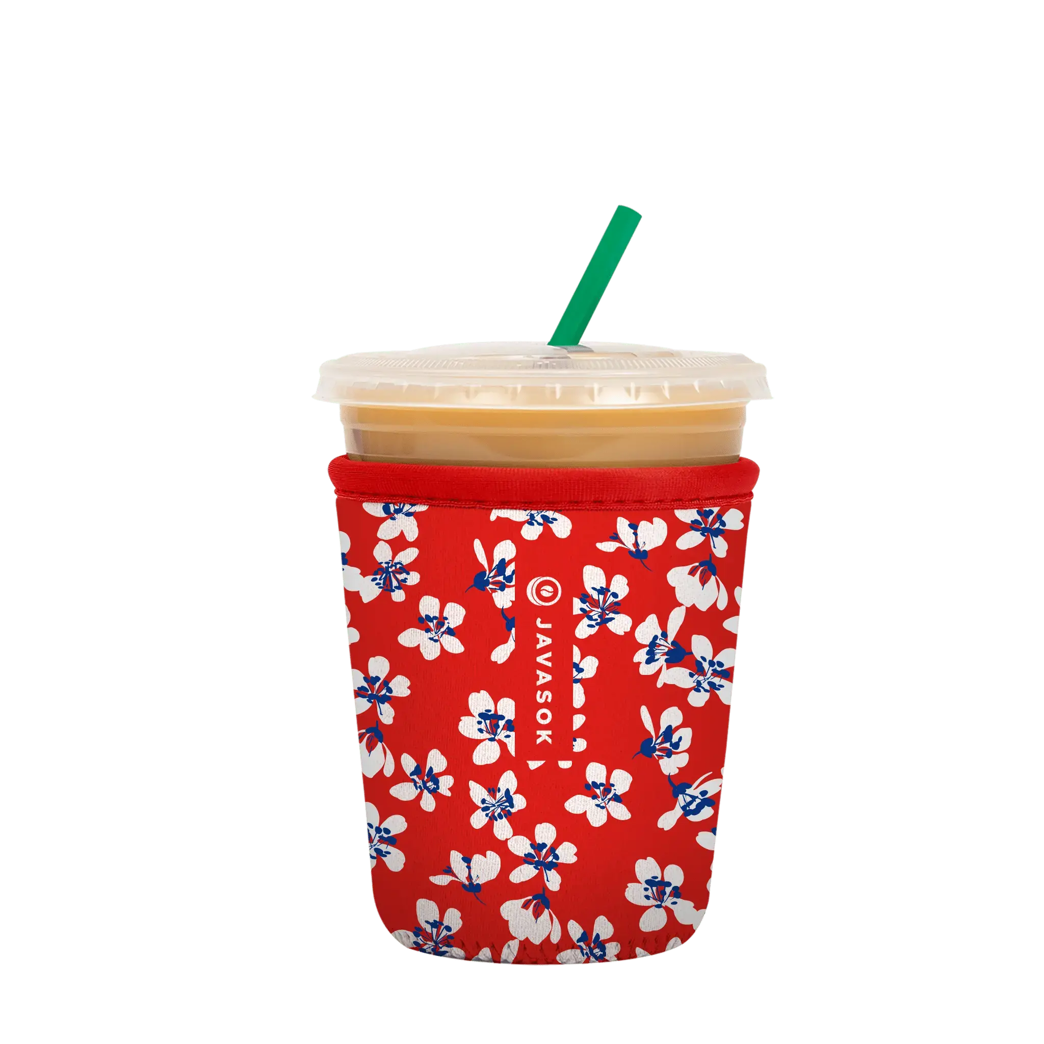 Sok-It JavaSok - Red White and Bloom Small-16-20oz 9.78 JavaSok-Summer Holiday