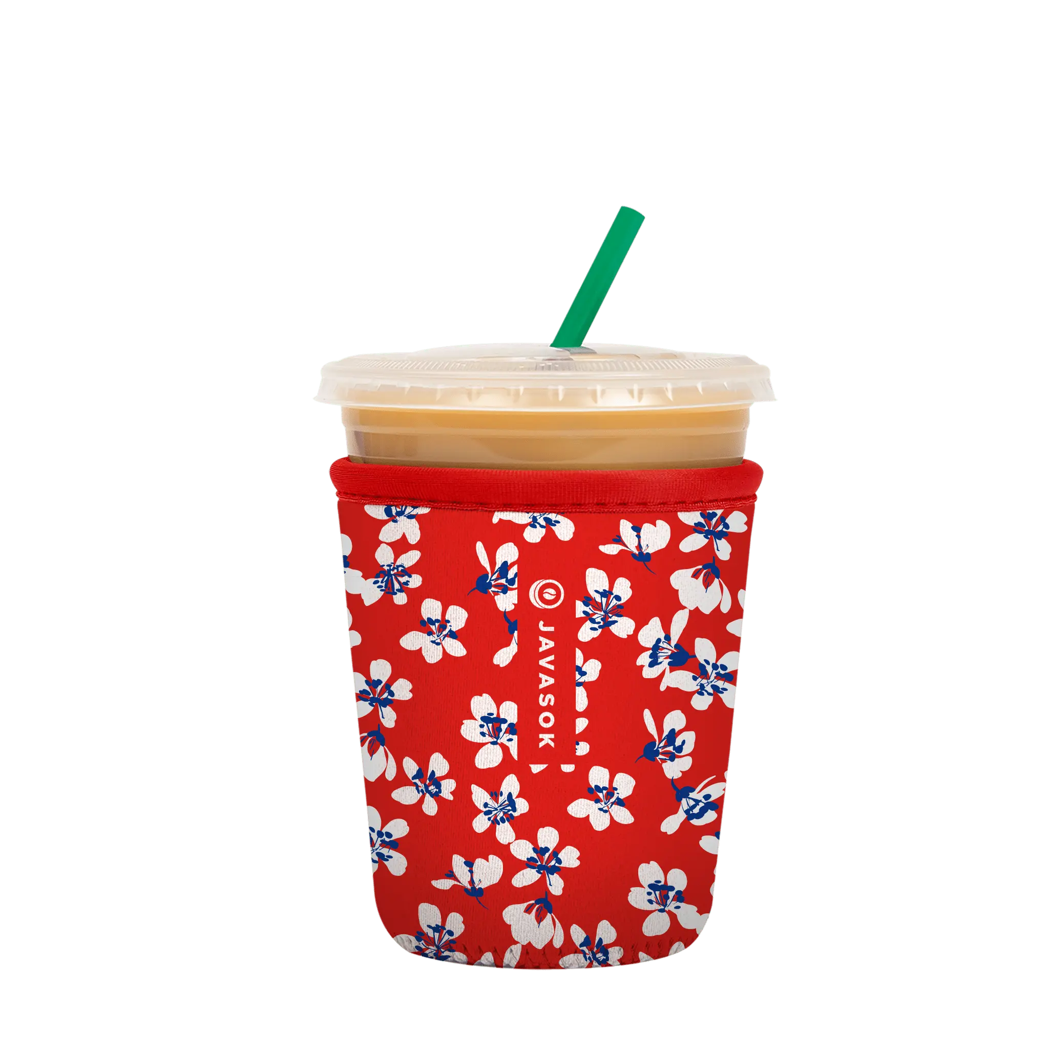 Sok-It JavaSok - Red White and Bloom Small-16-20oz 9.78 JavaSok-Summer Holiday