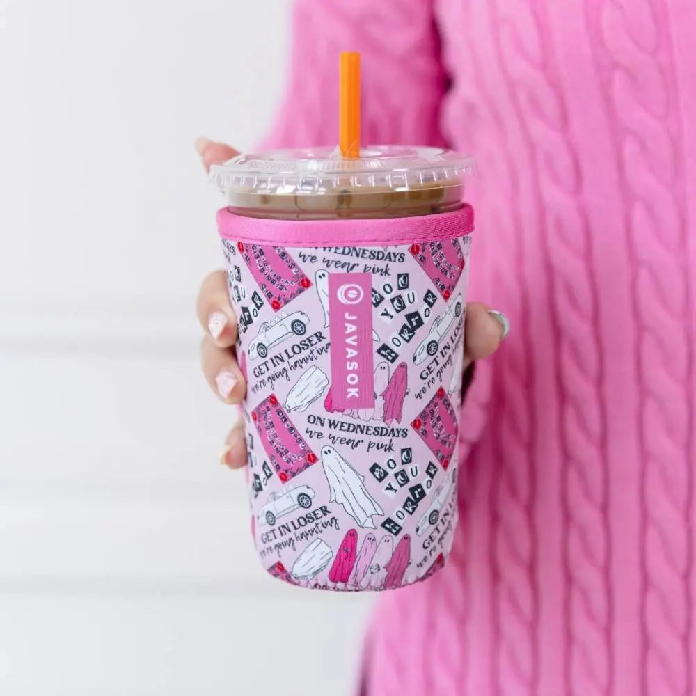 She Doesn't Even Ghost Here Iced Coffee Sleeve – JavaSok | Sok-It
