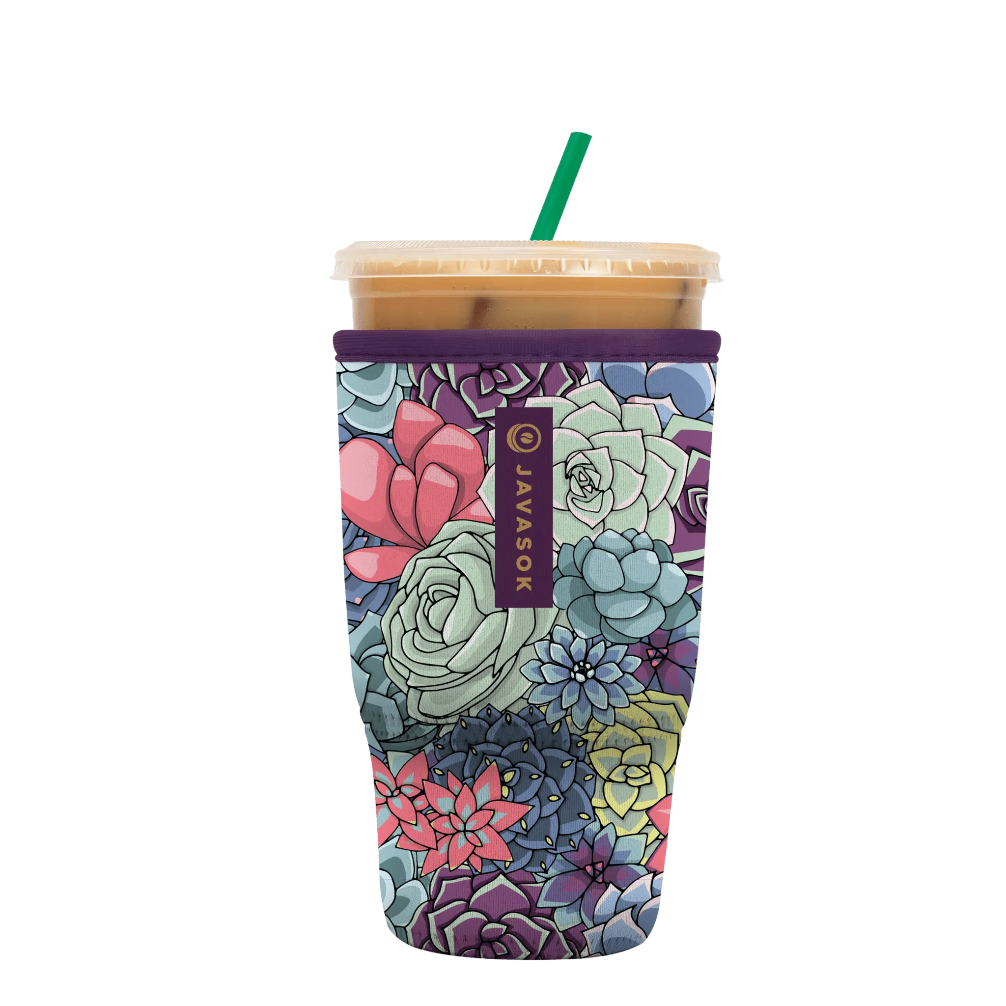 Sok-It JavaSok - Succulents Large-30-32oz 17.99 JavaSok-SS Floral