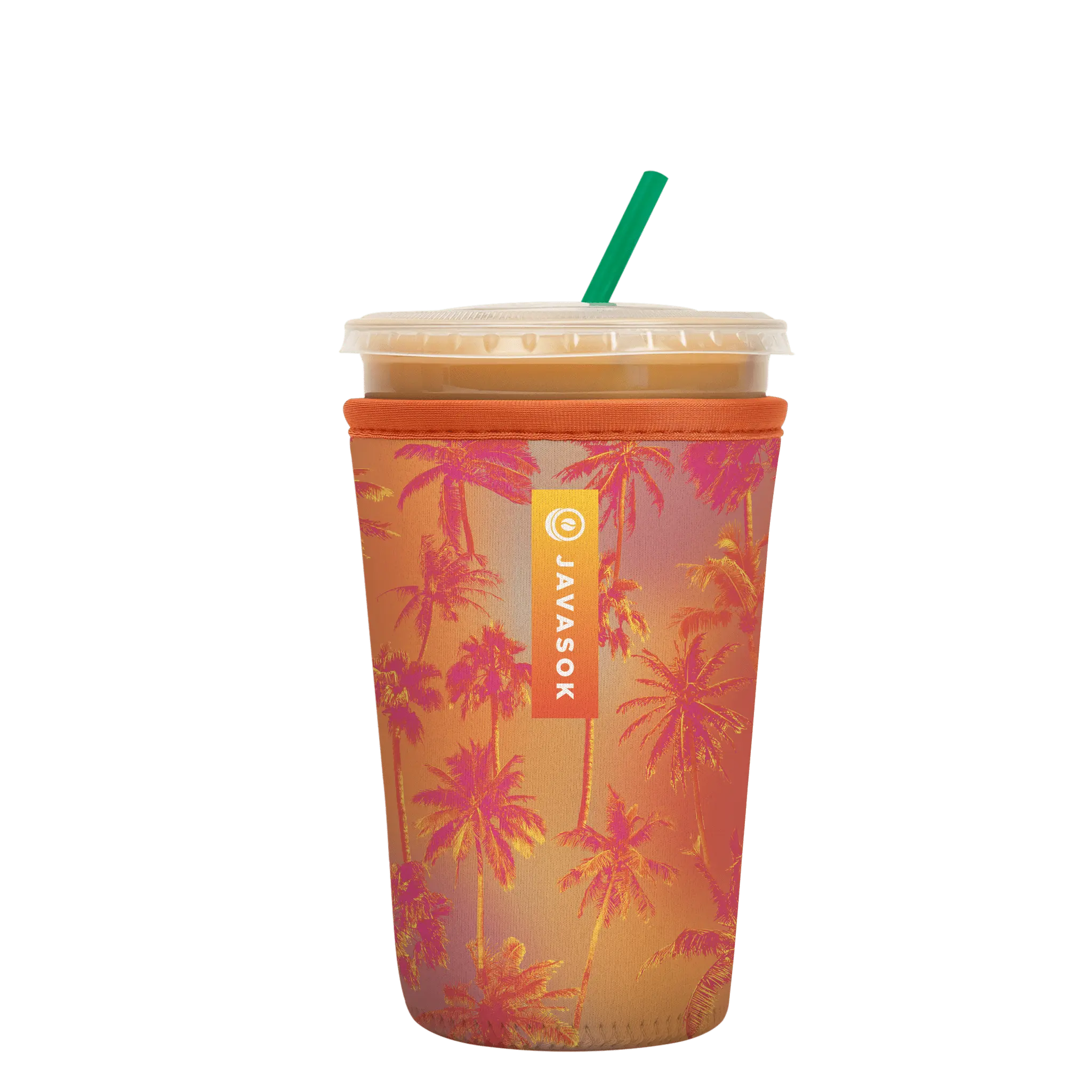 Sok-It JavaSok - Sunset Palm Medium-22-28oz 15.99 JavaSok-Tropical