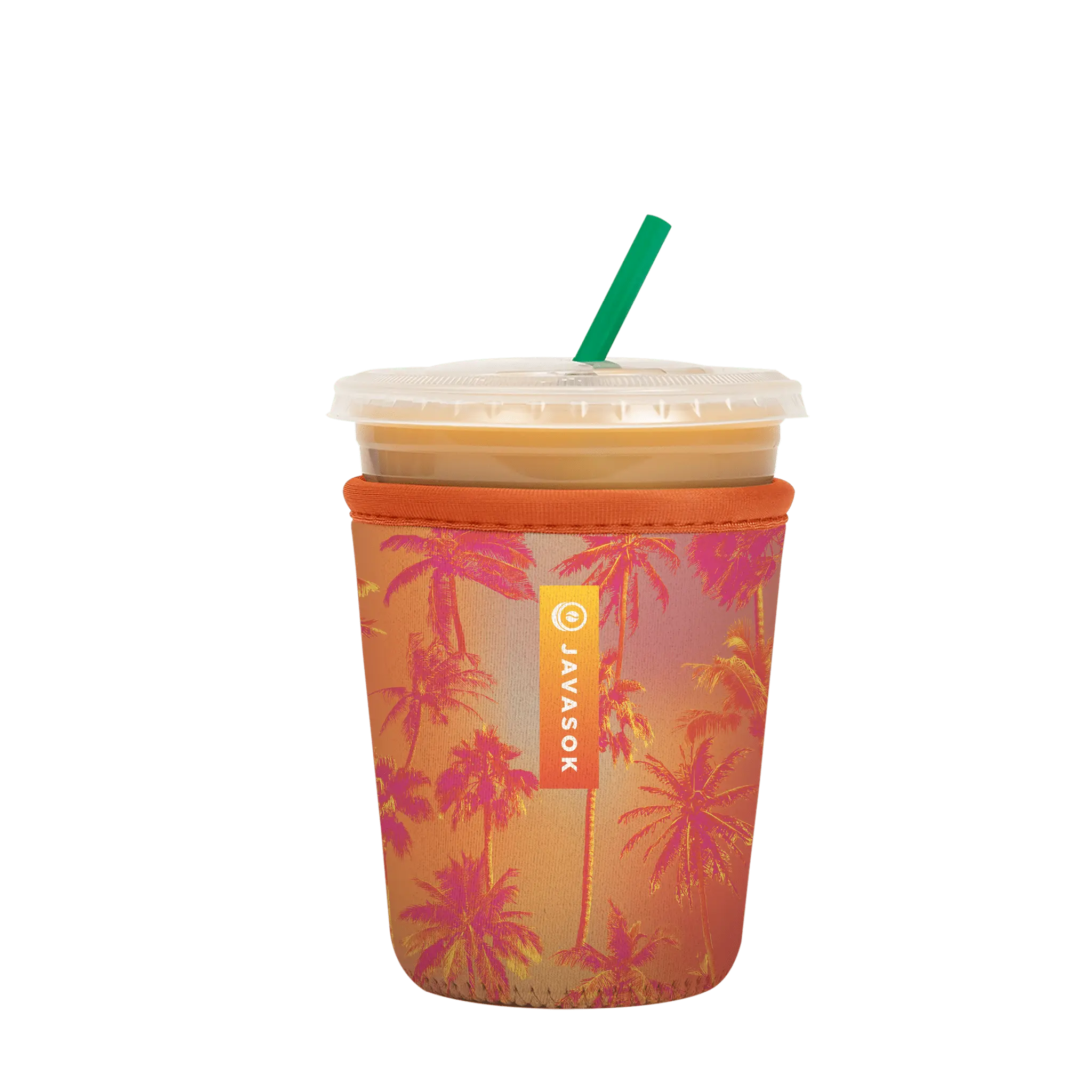 Sok-It JavaSok - Sunset Palm Small-16-20oz 13.99 JavaSok-Tropical