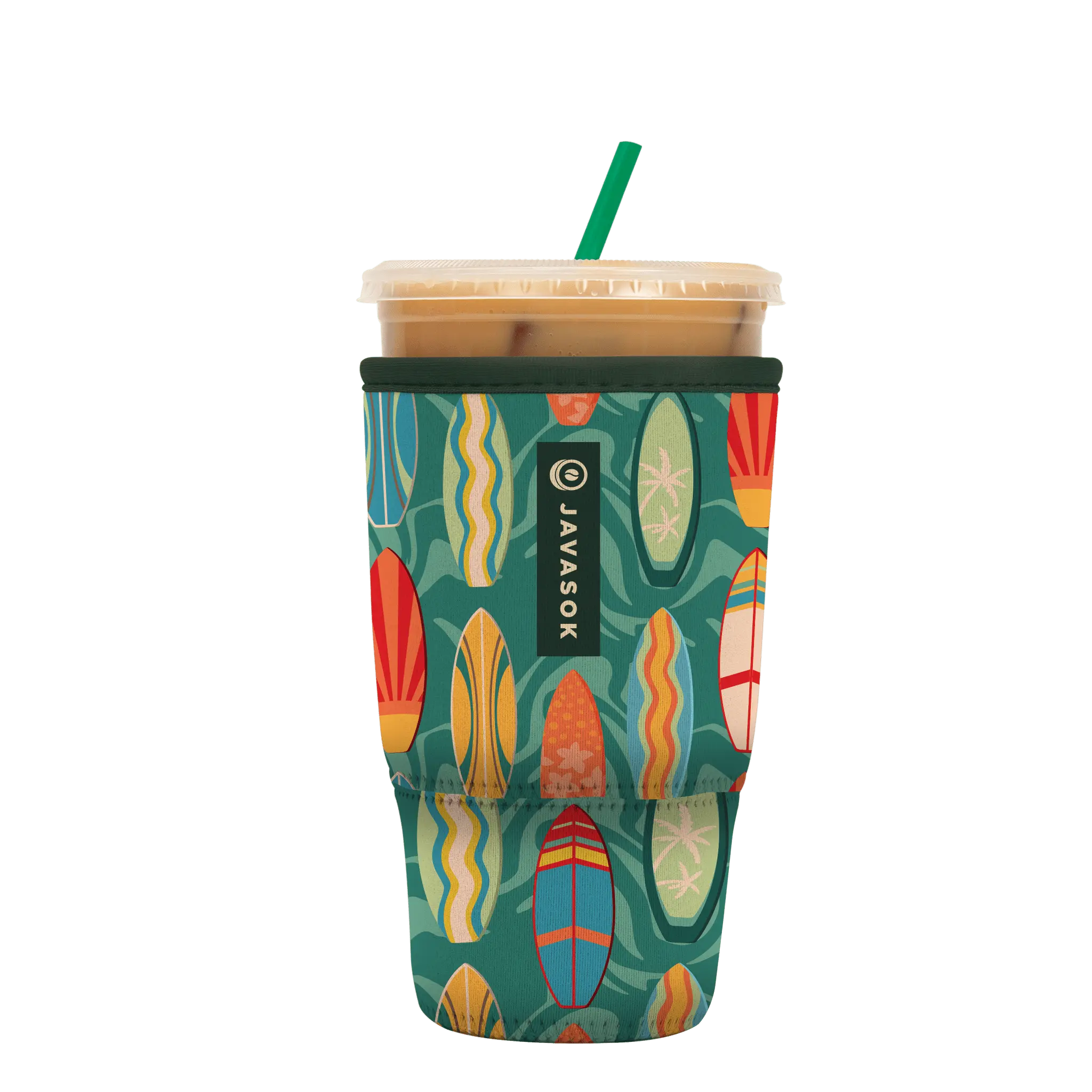 Surfs Up Iced Coffee Sleeve – JavaSok | Sok-It