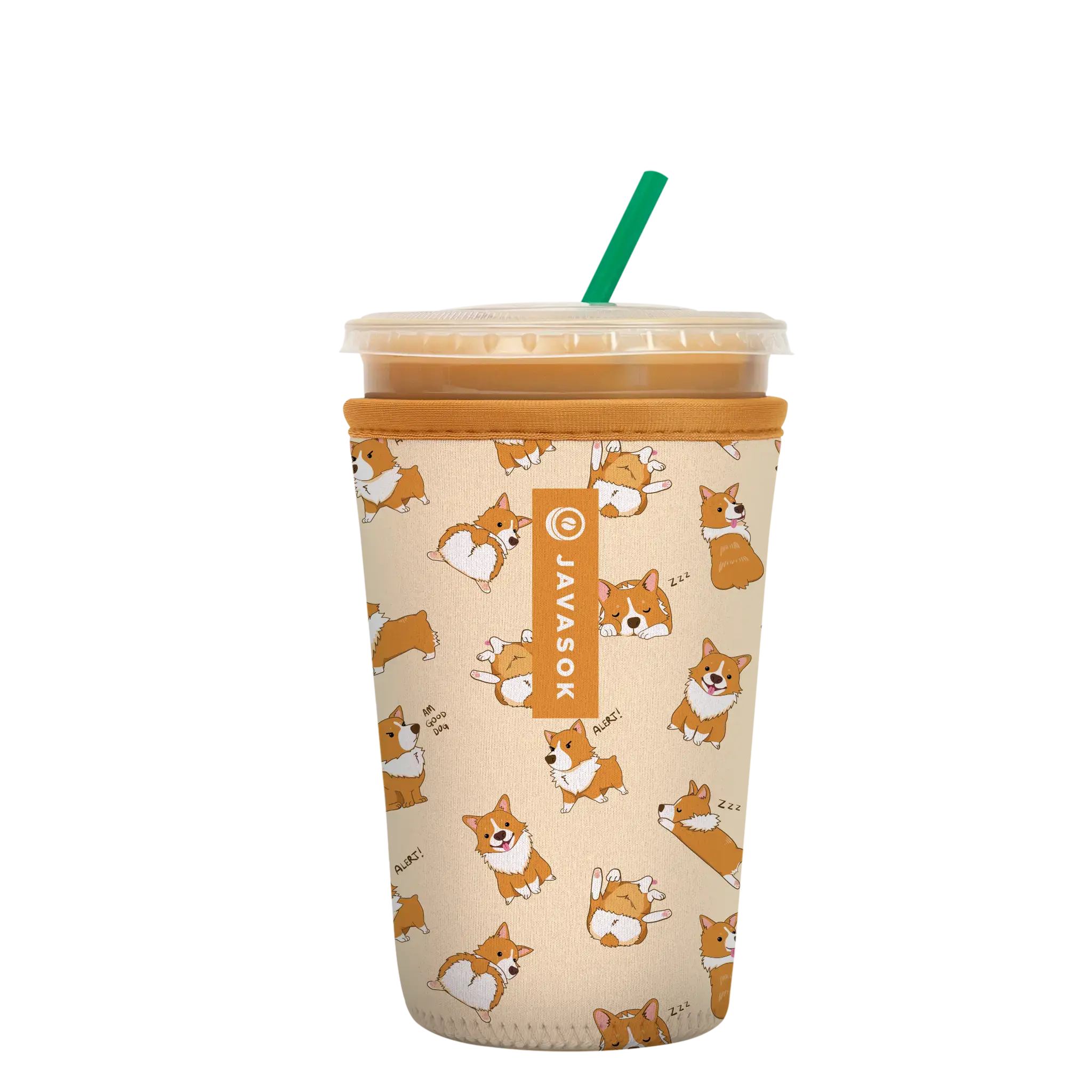 Sok-It JavaSok - Too Corgi to Function Medium 22-28oz 16.99 JavaSok-Evergreen